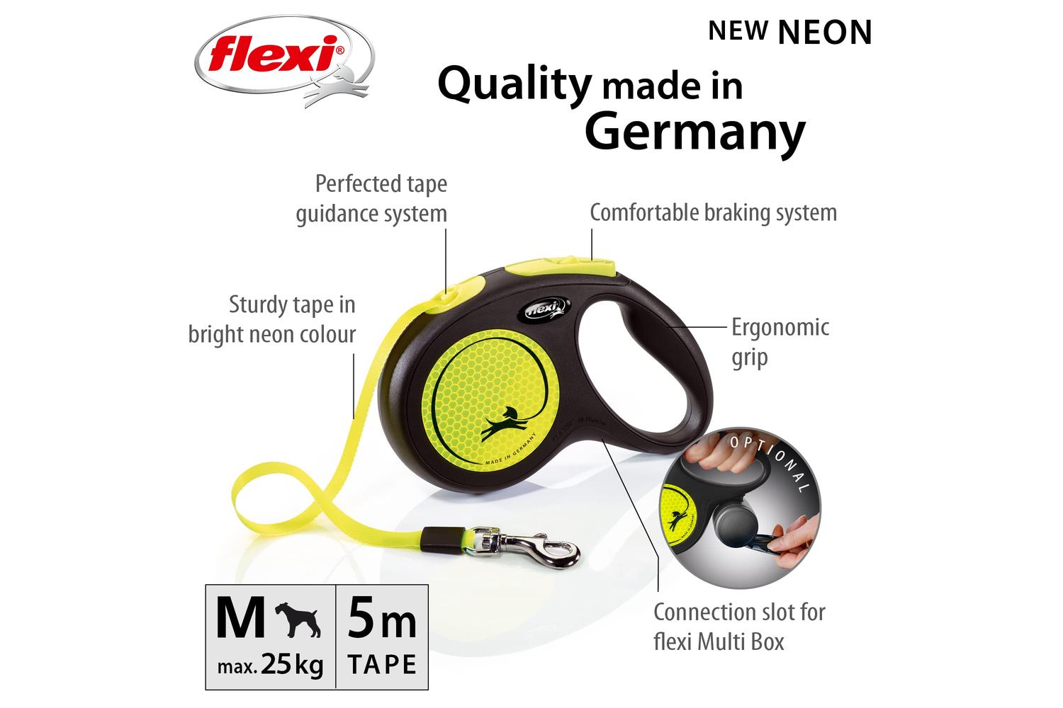 Flexi Bp-372613 - Flexi Neon Tape 5m Ylw Med-2