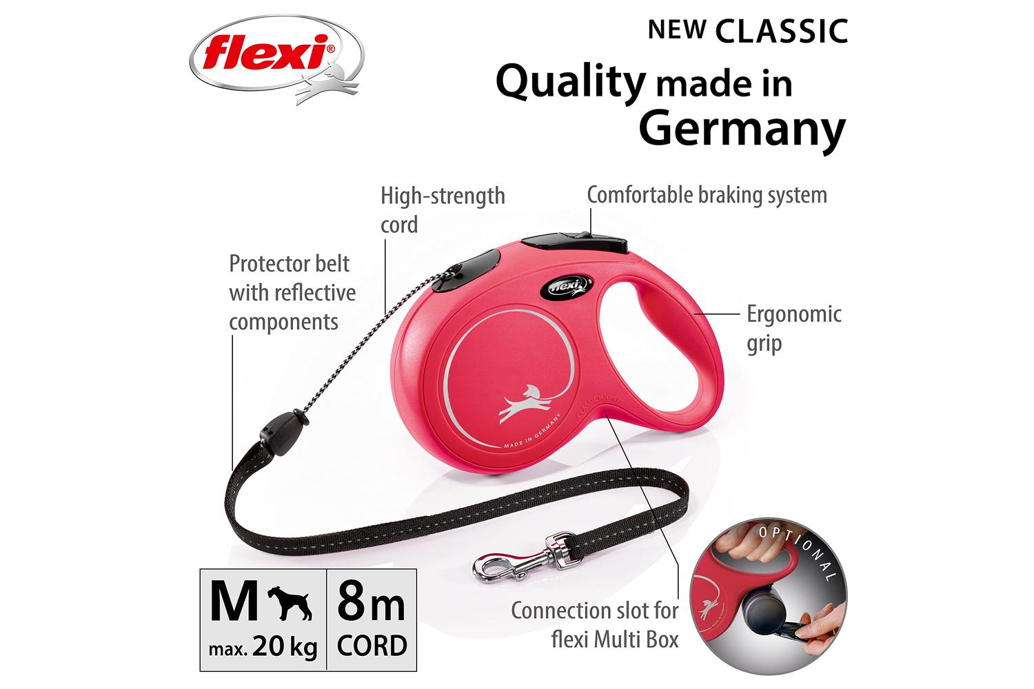 Flexi Bp-144338 - Flexi Classc Cord 8m Red Med-2
