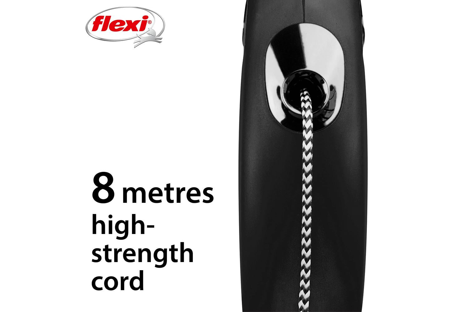 Flexi Bp-144351 - Flexi Classc Cord 8m Blk Med-3