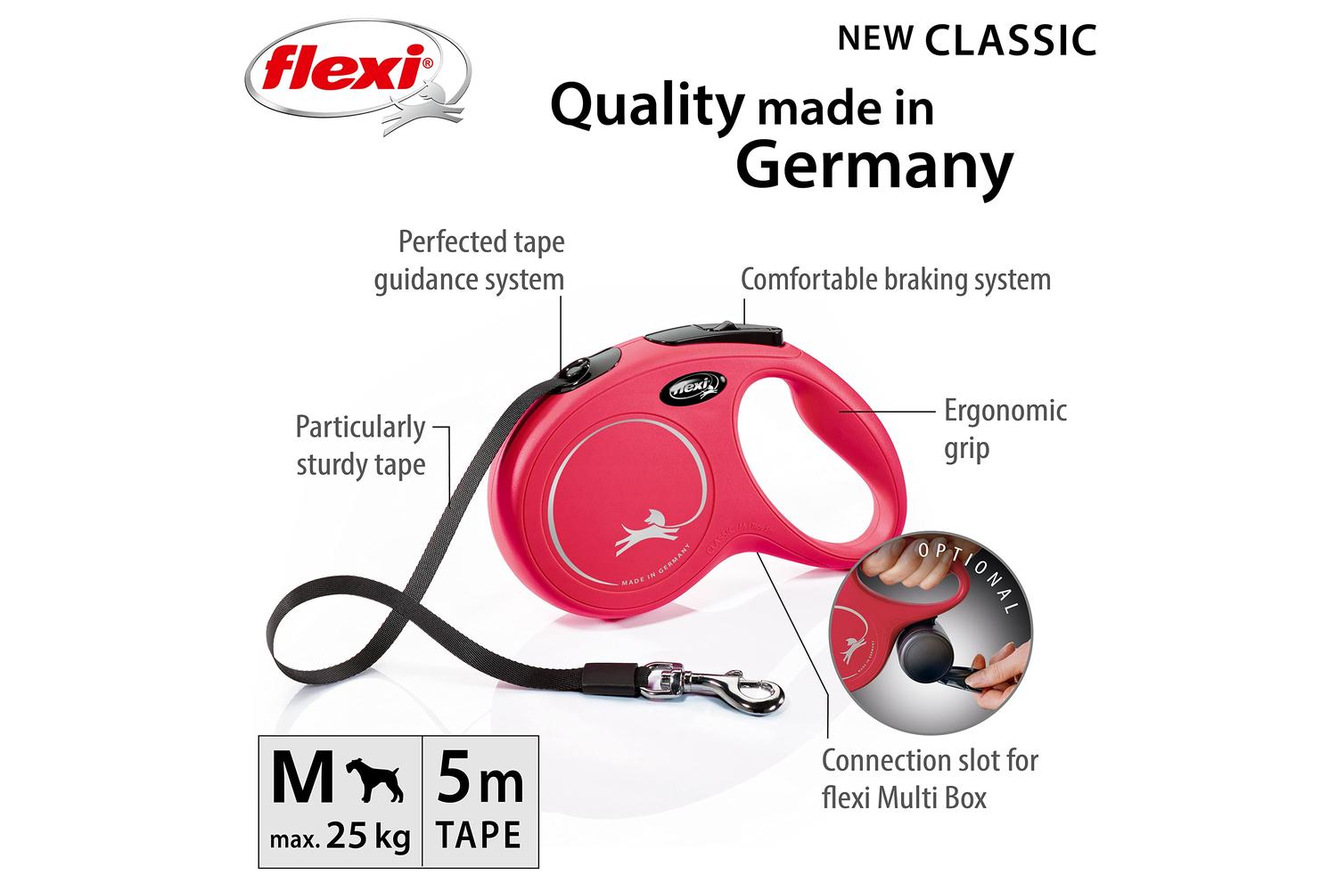 Flexi Bp-372592 - Flexi Classc Tape 5m Red Med-2