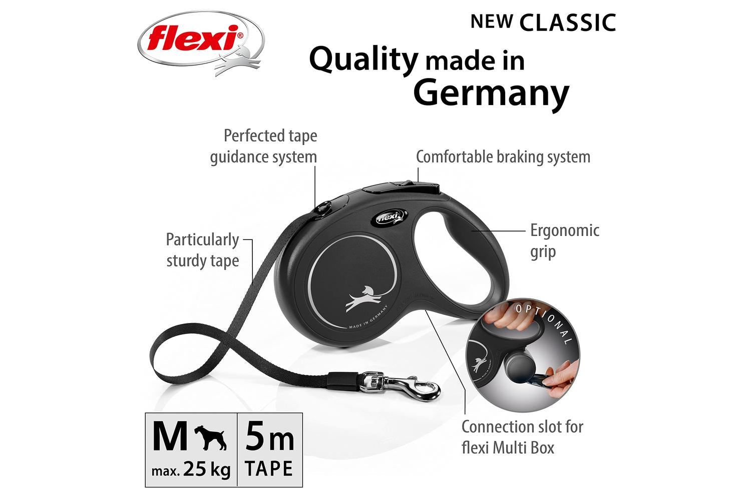 Flexi Bp-372557 - Flexi Classc Tape 5m Blk Med-2