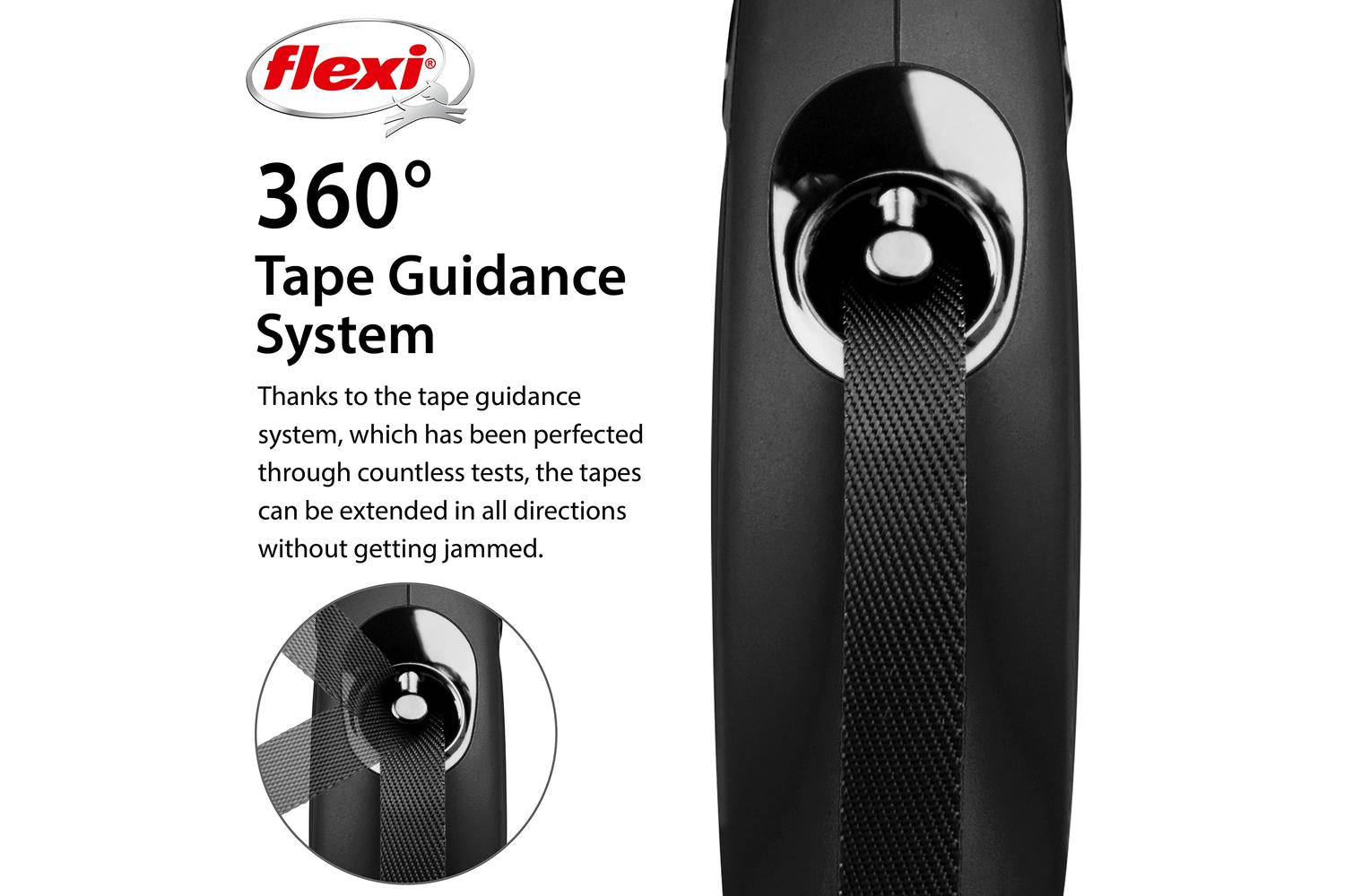 Flexi Bp-372557 - Flexi Classc Tape 5m Blk Med-3