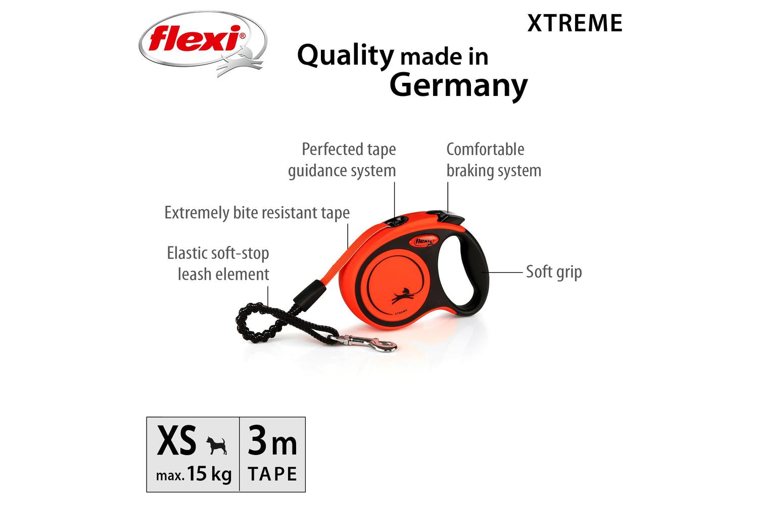 Flexi Bp-811177 - Flexi Xtreme Tape 3m Orn - Xs-2
