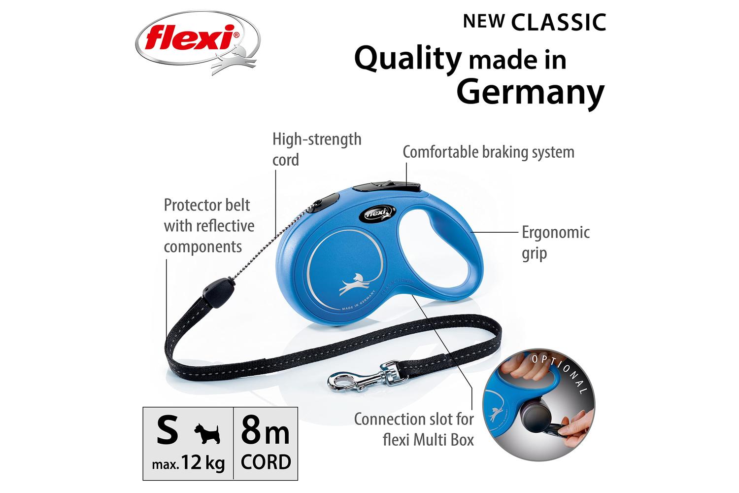 Flexi Bp-144462 - Flexi Classc Cord 8m Blu Sml-2