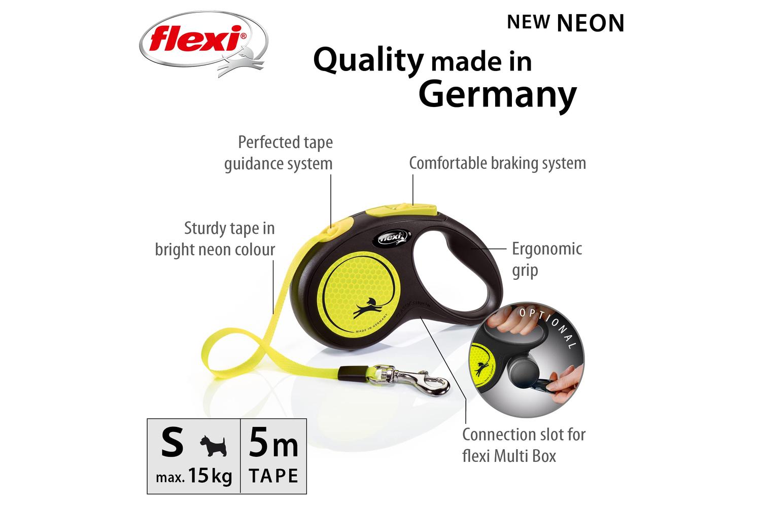 Flexi Bp-306411 - Flexi Neon Tape 5m Ylw Sml-2