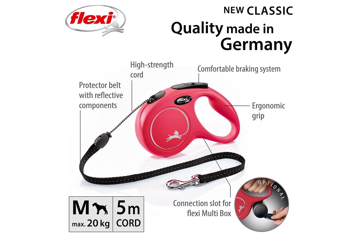 Flexi Bp-144305 - Flexi Classc Cord 5m Red Med-2