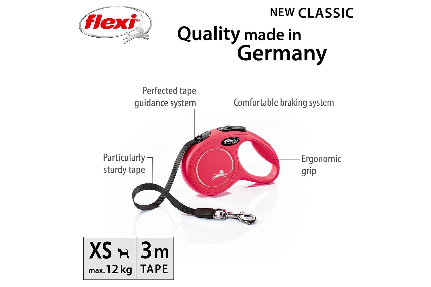 Flexi Bp-144540 - Flexi Classc Tape 3m Red Xs-2