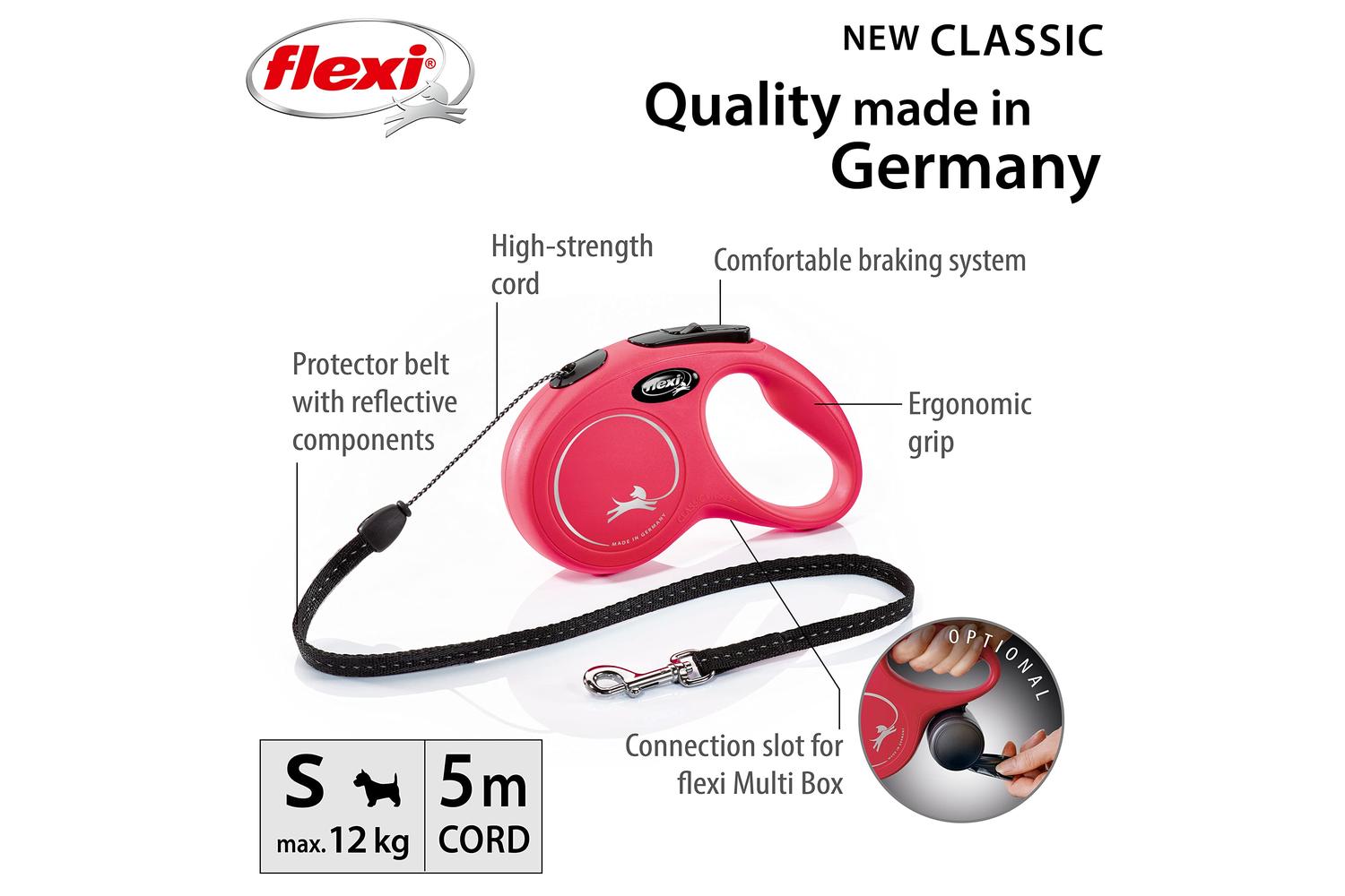 Flexi Bp-144395 - Flexi Classc Cord 5m Red Sml-2