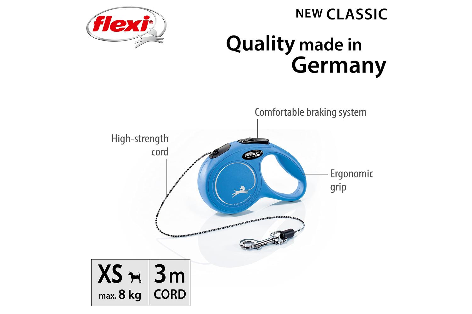 Flexi Bp-144527 - Flexi Classc Cord 3m Blu Xs-2
