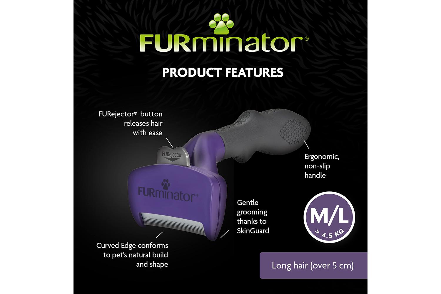 Furminator Bp-644201 - Fur Cat Long Hair Dshed M/l-3