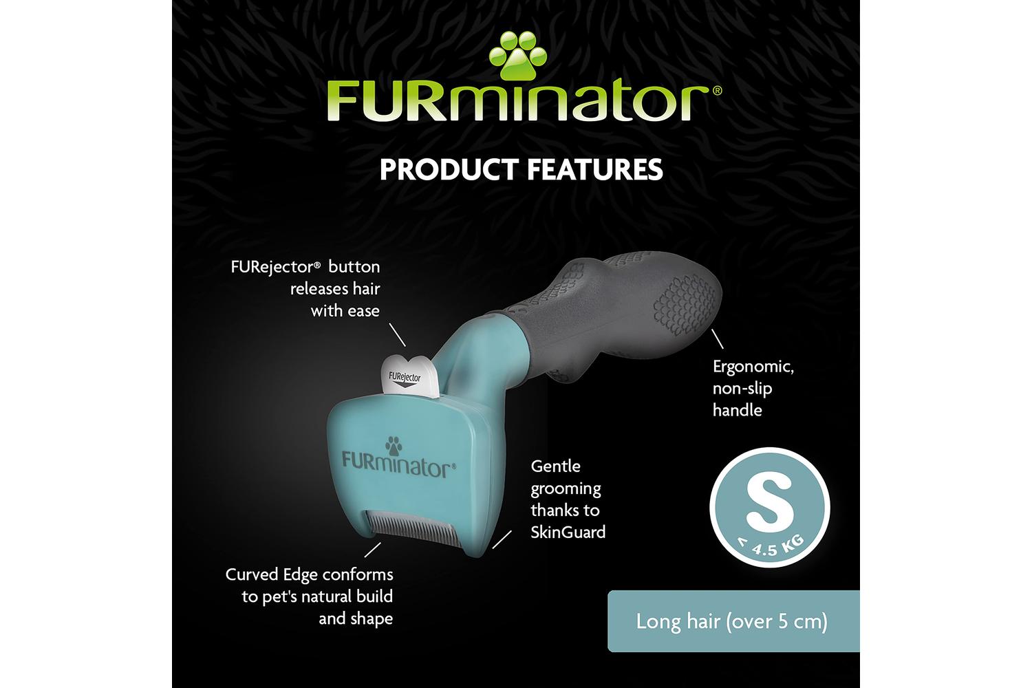 Furminator Bp-644234 - Fur Cat Long Hair Deshed Sml-3