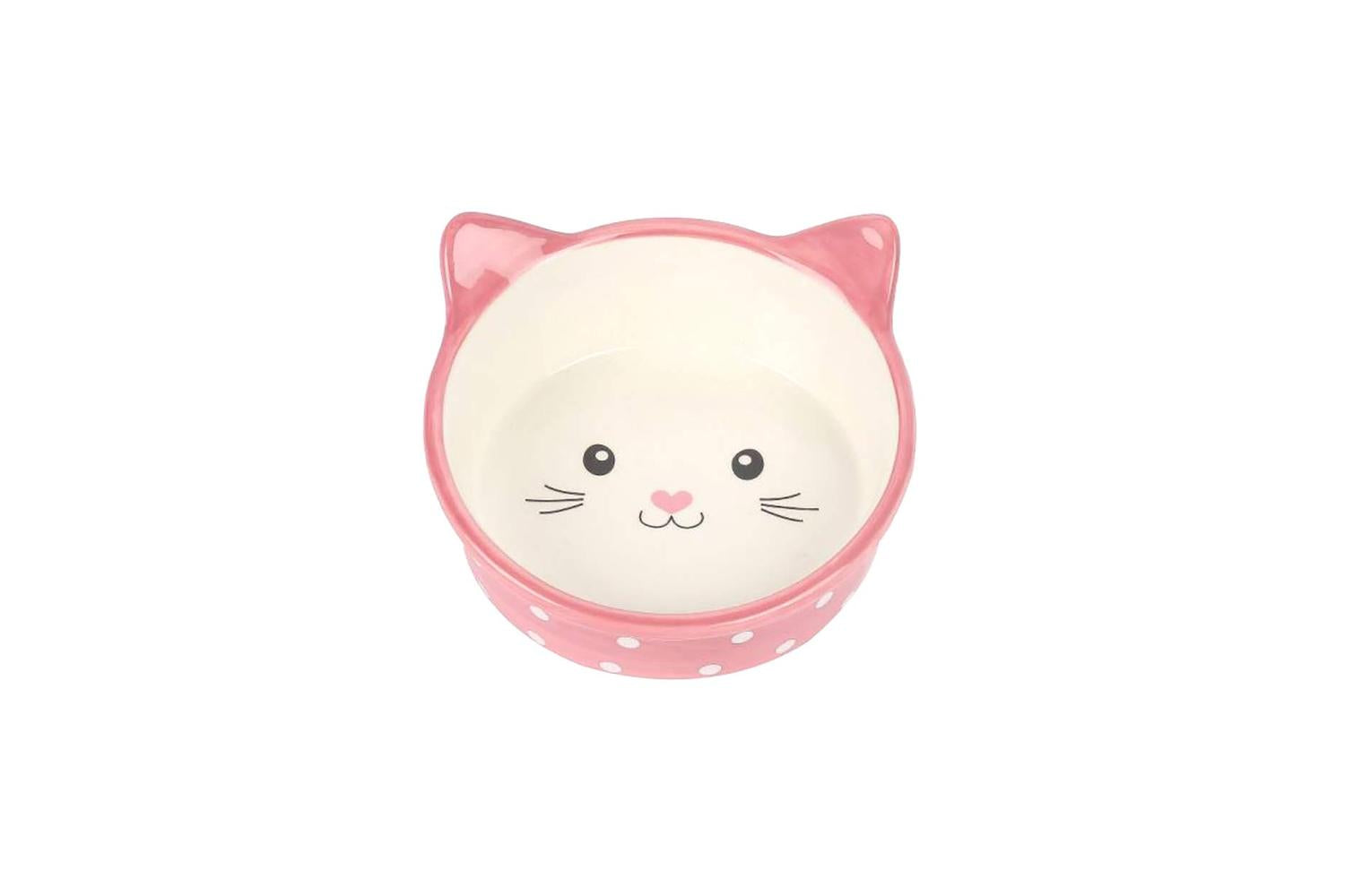 Happypet Bp-416272 - H/pet Polka Dot Cat Bowl Blue