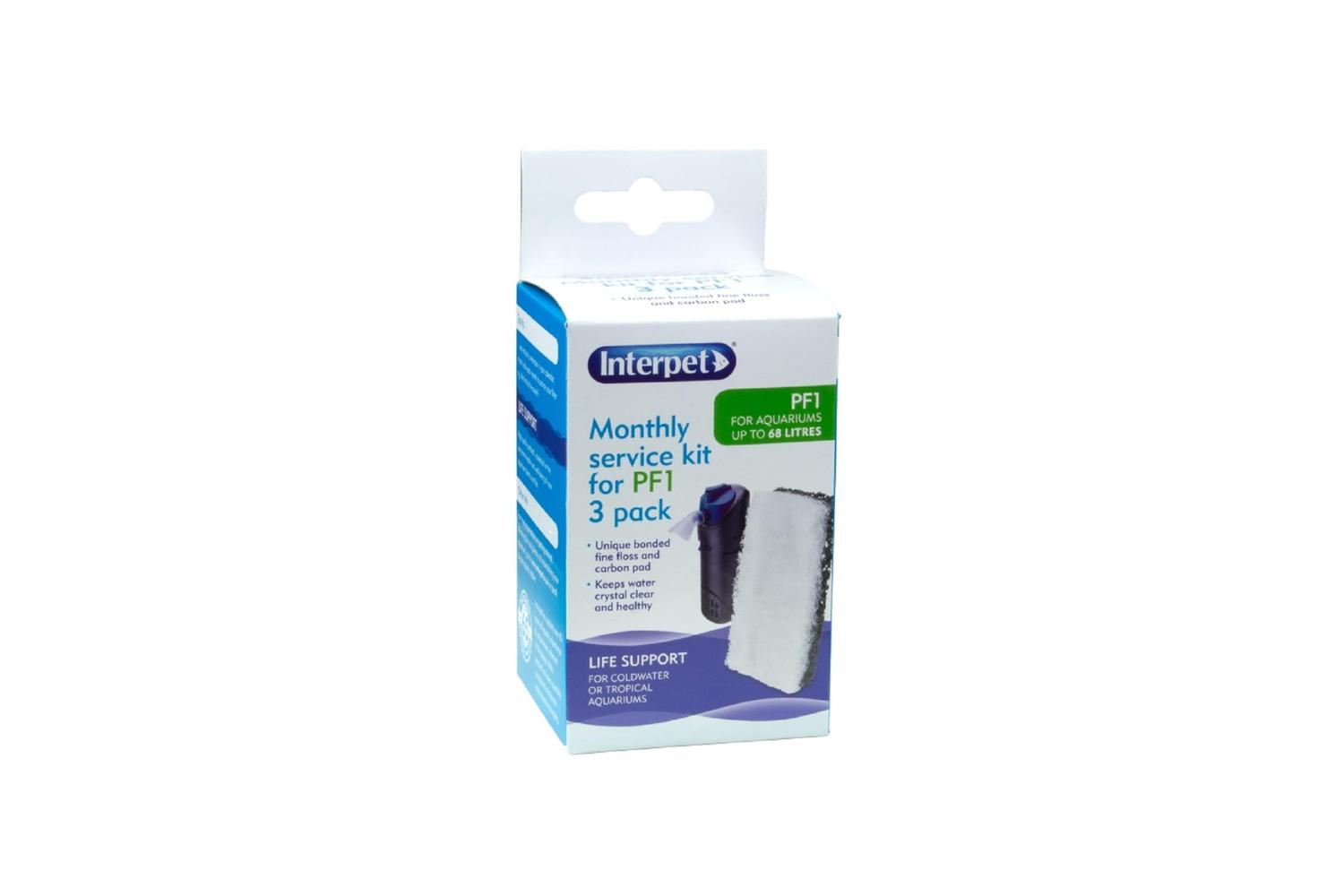 Interpet Bp-644034 - Pf 1 Floss&carbon Bond 3pk