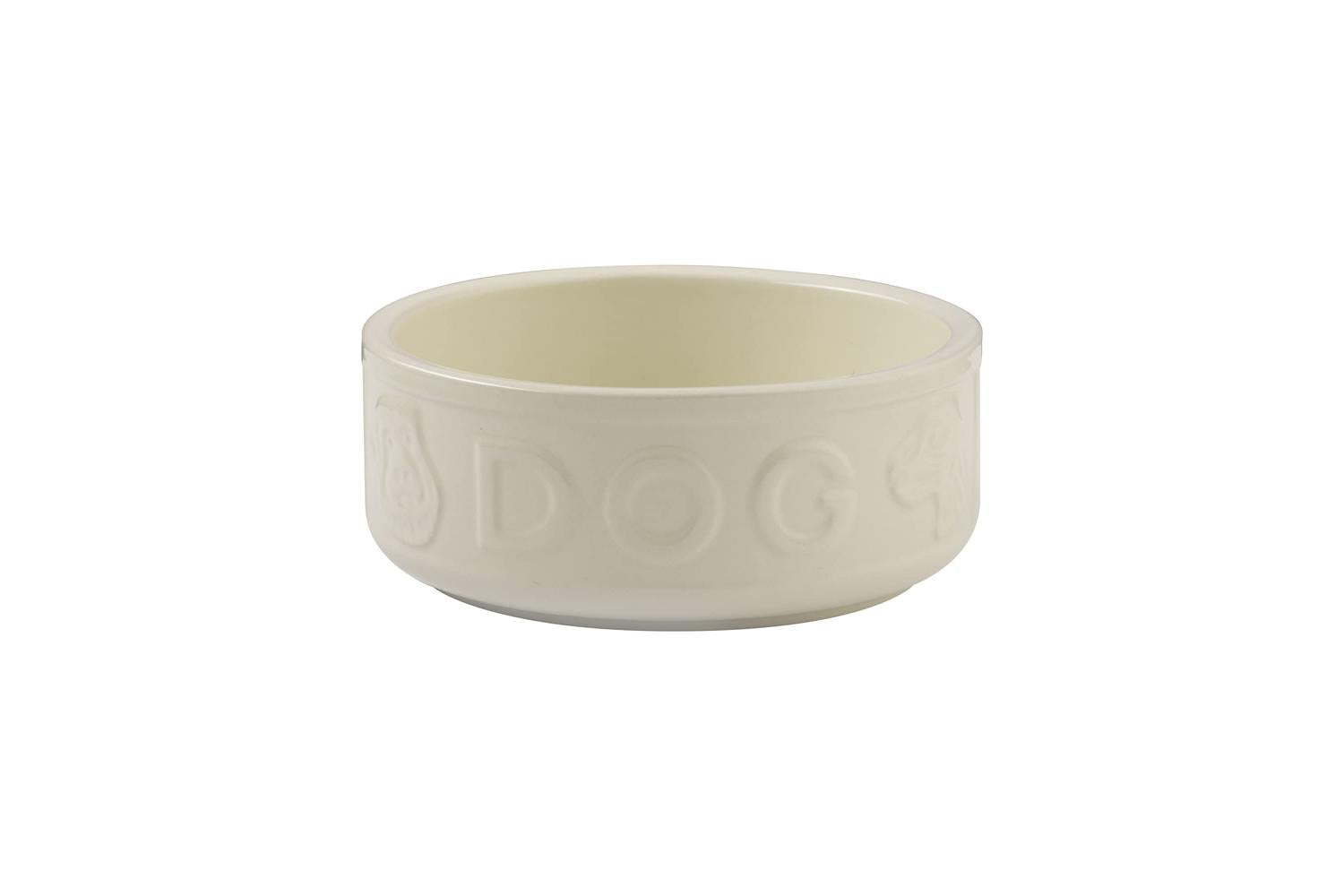 Mason Cash Bp-817434 - Mc Lettrd Dog Bowl Cream - 15cm