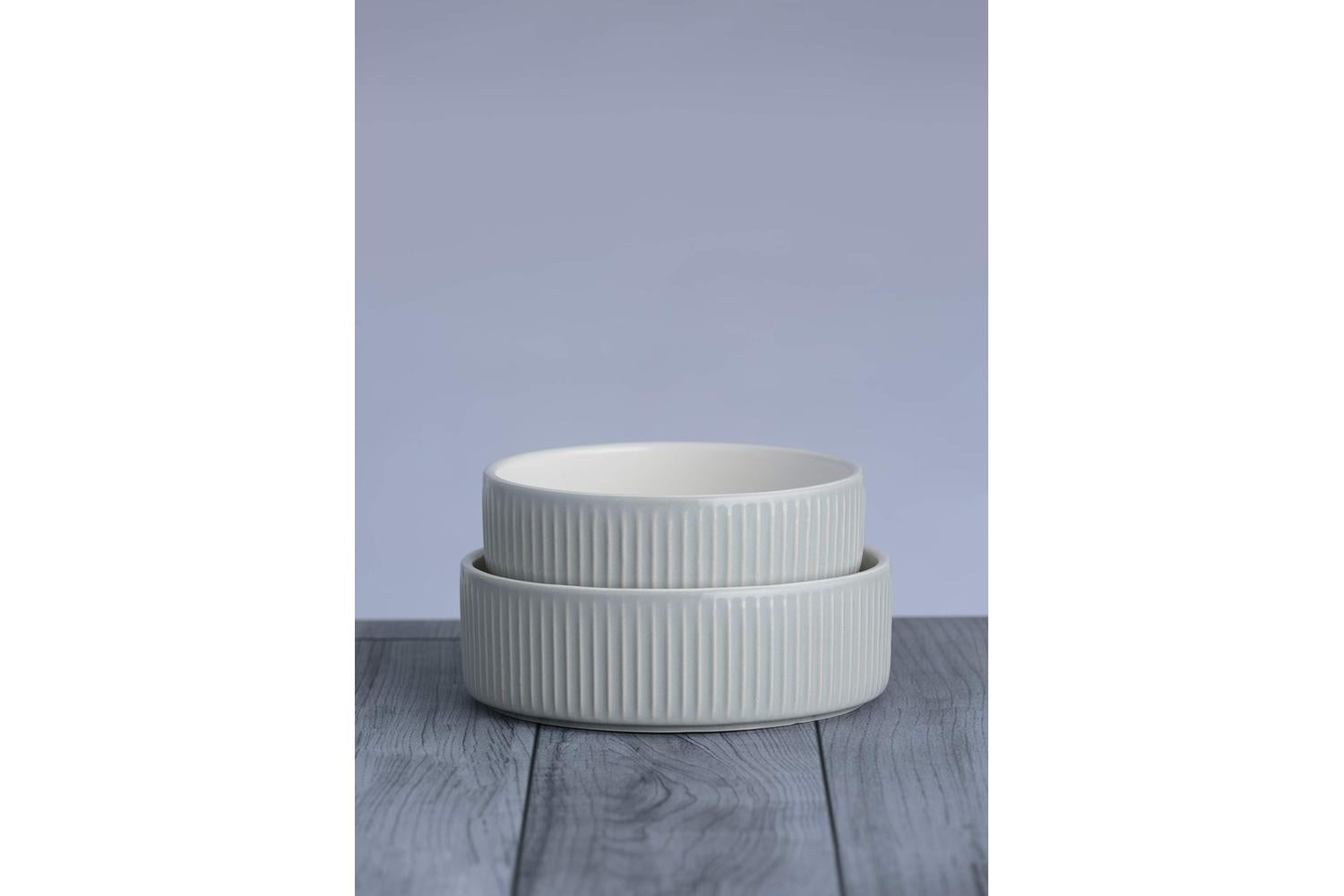 Mason Cash Bp-679377 - Mc Linear Grey Pet Bowl 13cm-2