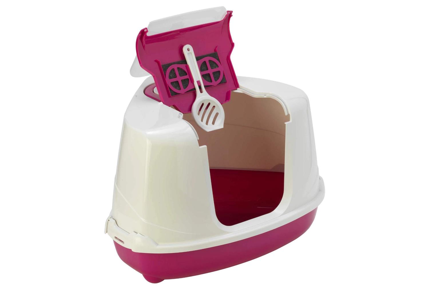 Moderna Bp-352495 - Cnr Hooded Flip Loo Pink 56cm