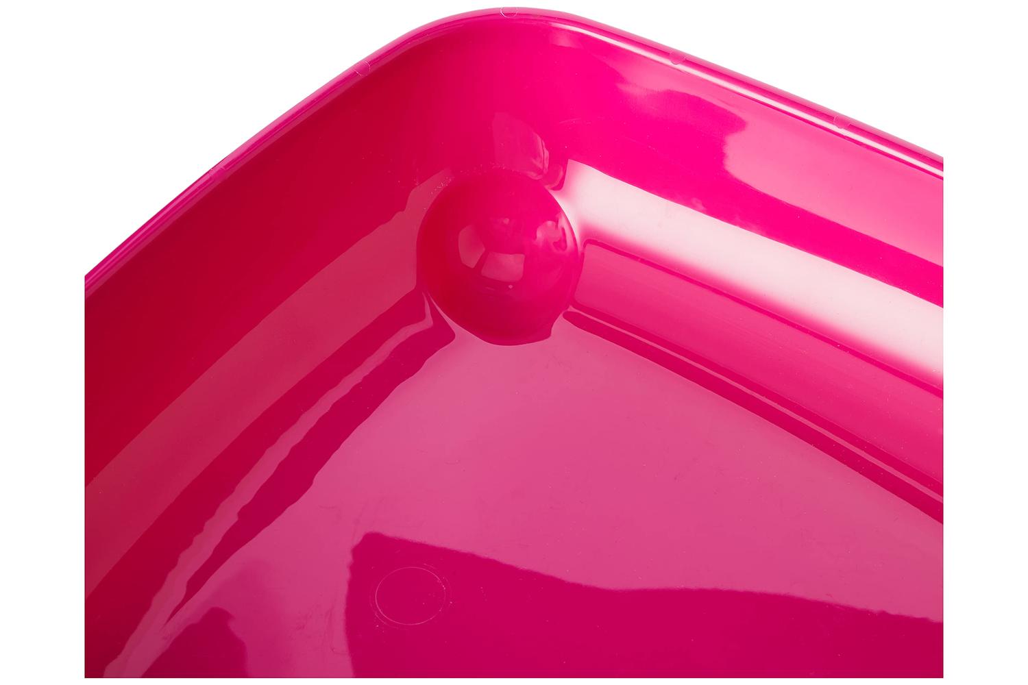 Moderna Bp-352551 - Cat Litter Tray Hot Pink - 37cm-3
