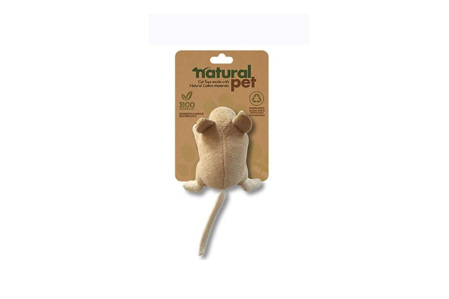 Natural Pet Bp-658951 - Natural Tan Mouse - Sgl