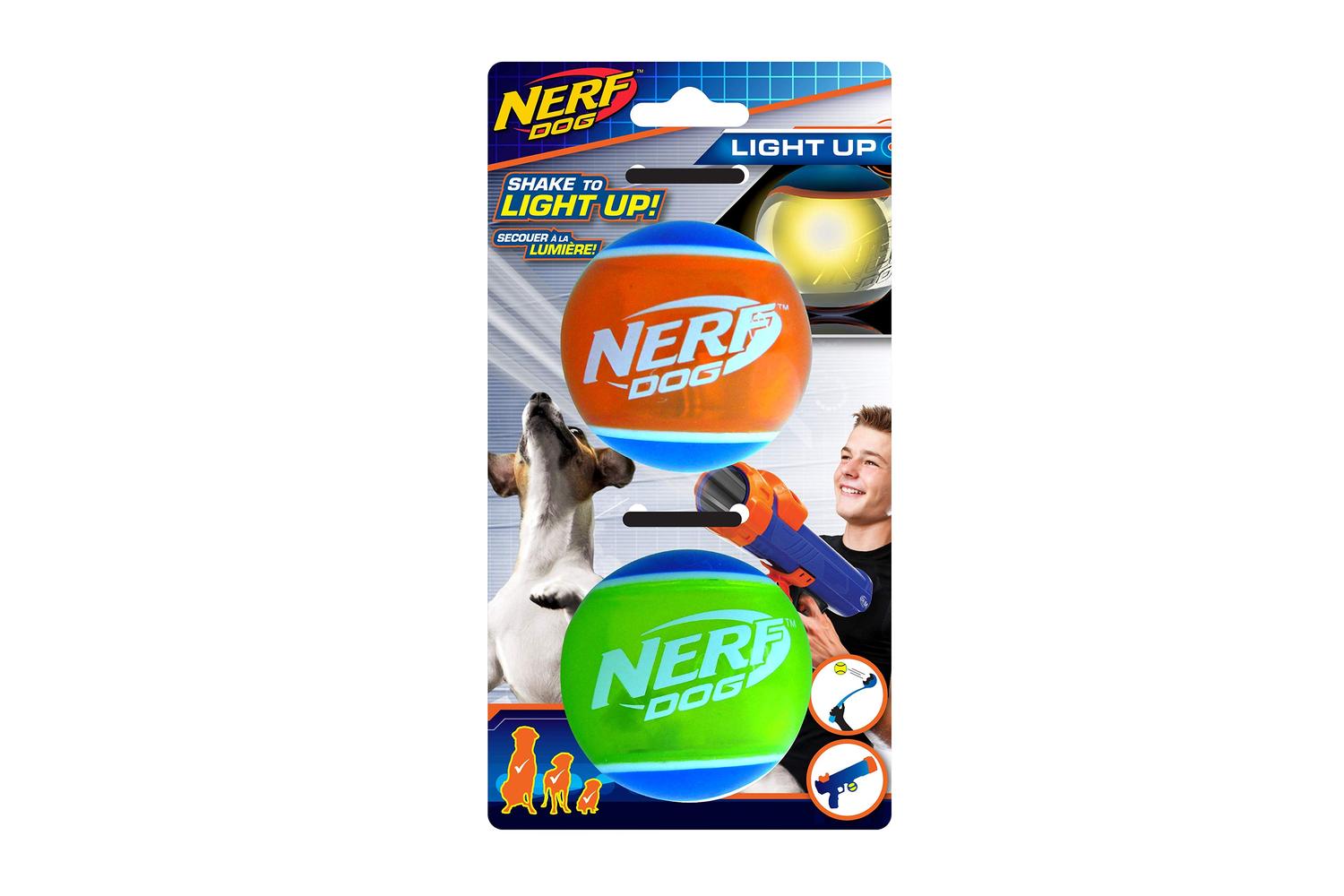 Nerf Dog Bp-763645 - Nerf Led Tpr Tennis Ball - 2pk