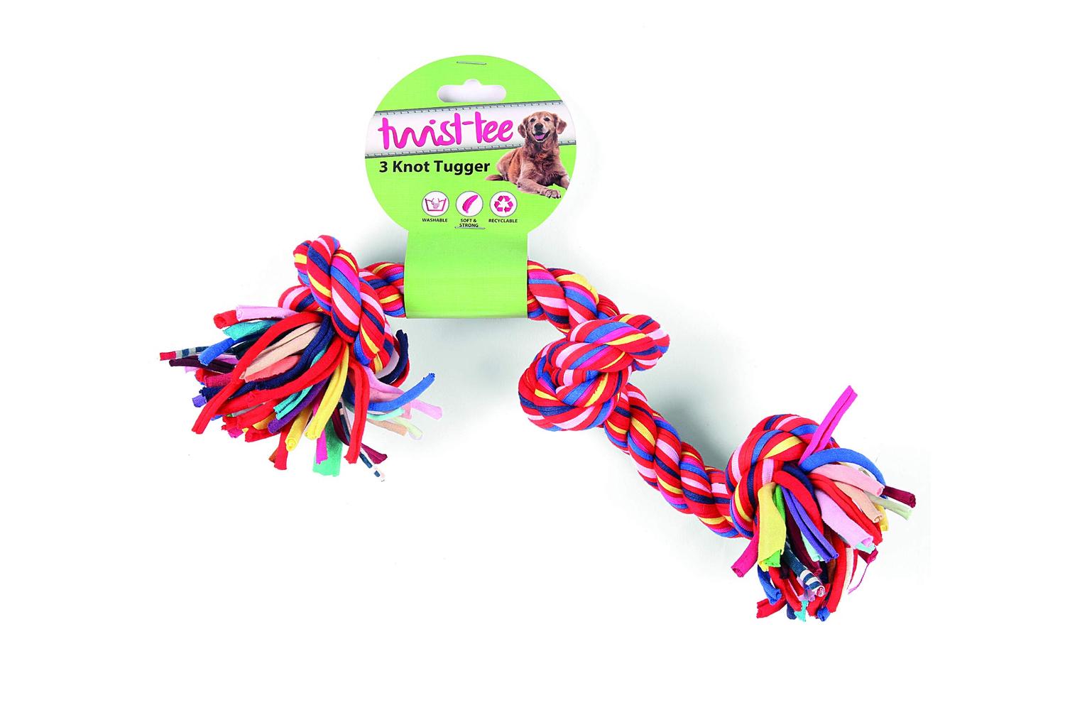 Nuts For Knots Bp-296221 - H/pet Twist-tee 3 Knot Sgl