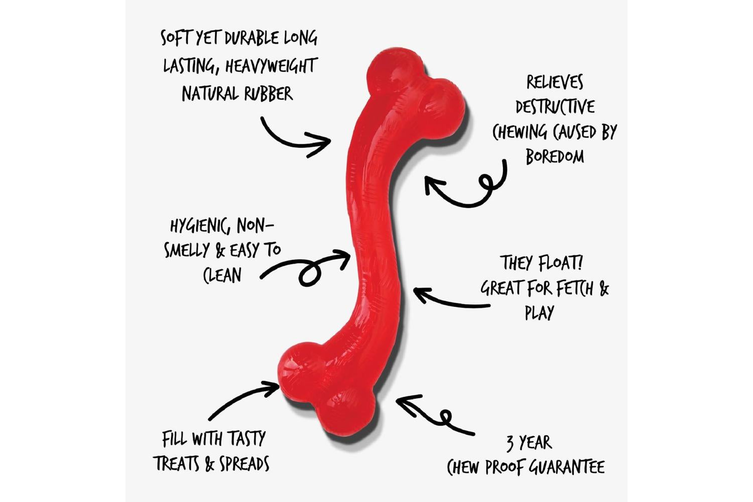 Nylabone Bp-202542 - Mighty Mutts S-bone Sgl-2