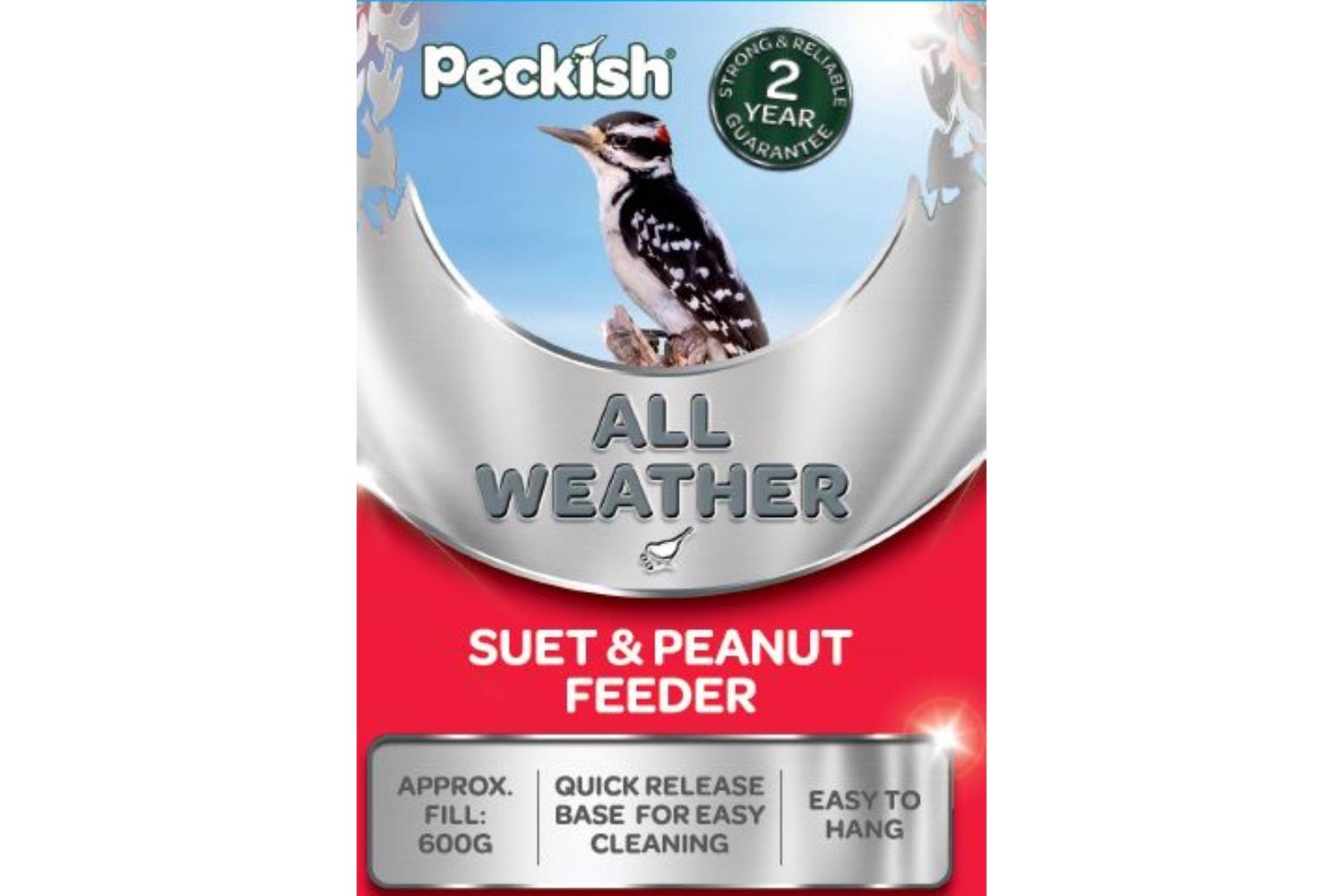 Peckish Bp-408428 - Peckish Suet&p/nut Fdr Sgl-3
