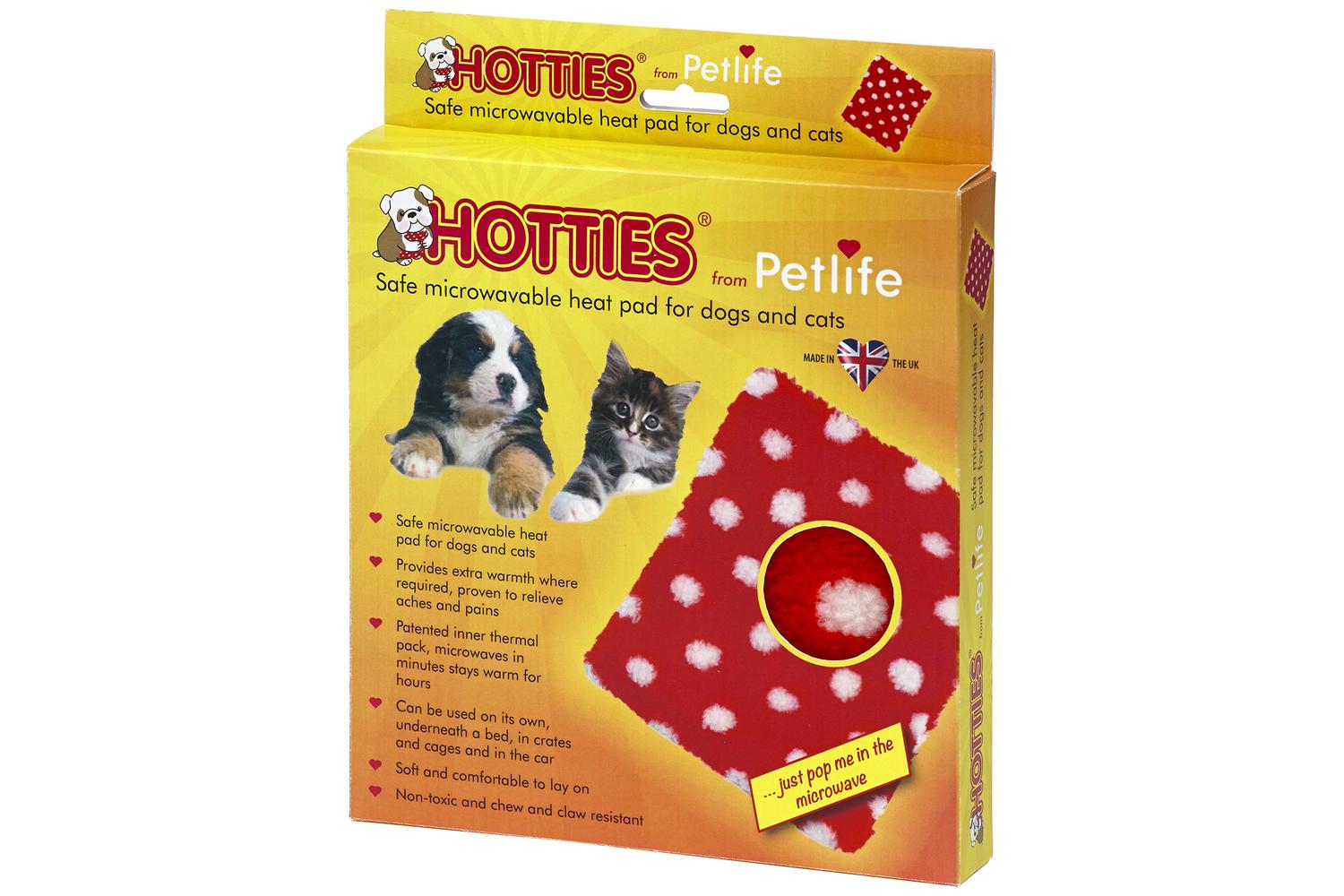 Pet Prime Bp-238226 - Hottie Heat Pad Red Polka - Sgl
