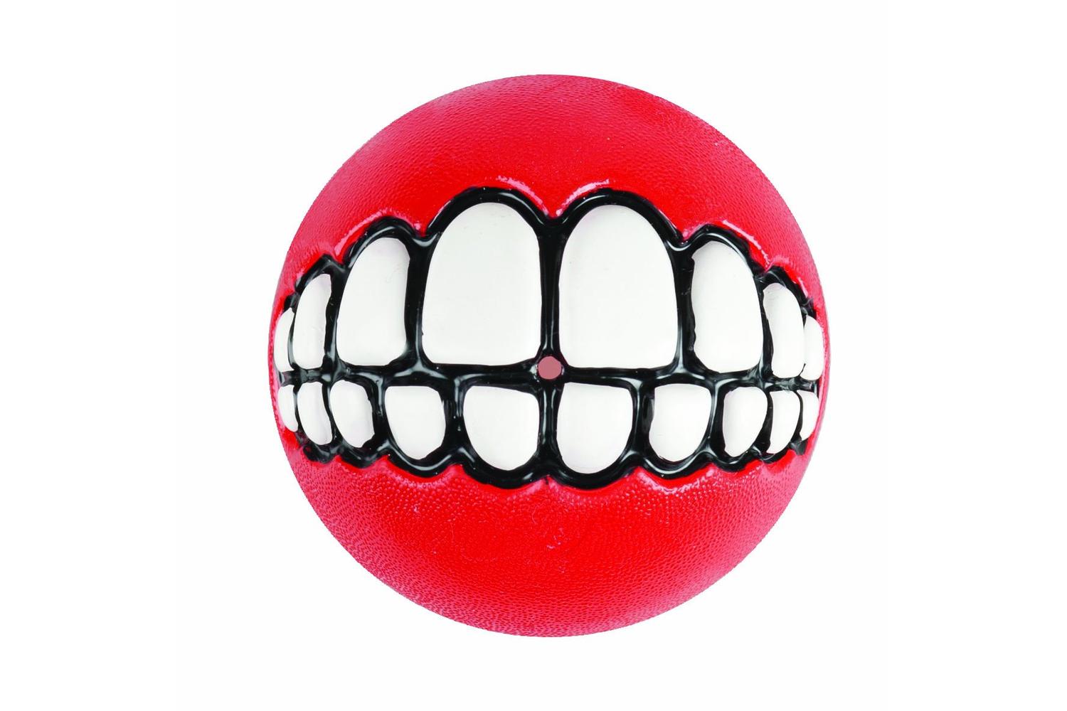 Rogz Bp-653941 - Rogz Grinz Ball Red Med