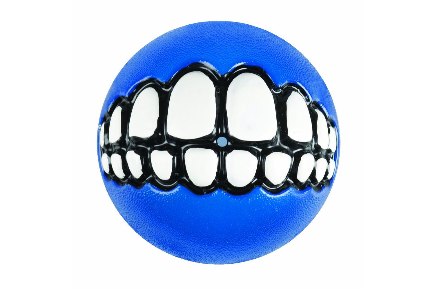 Rogz Bp-653952 - Rogz Grinz Ball Blue Med