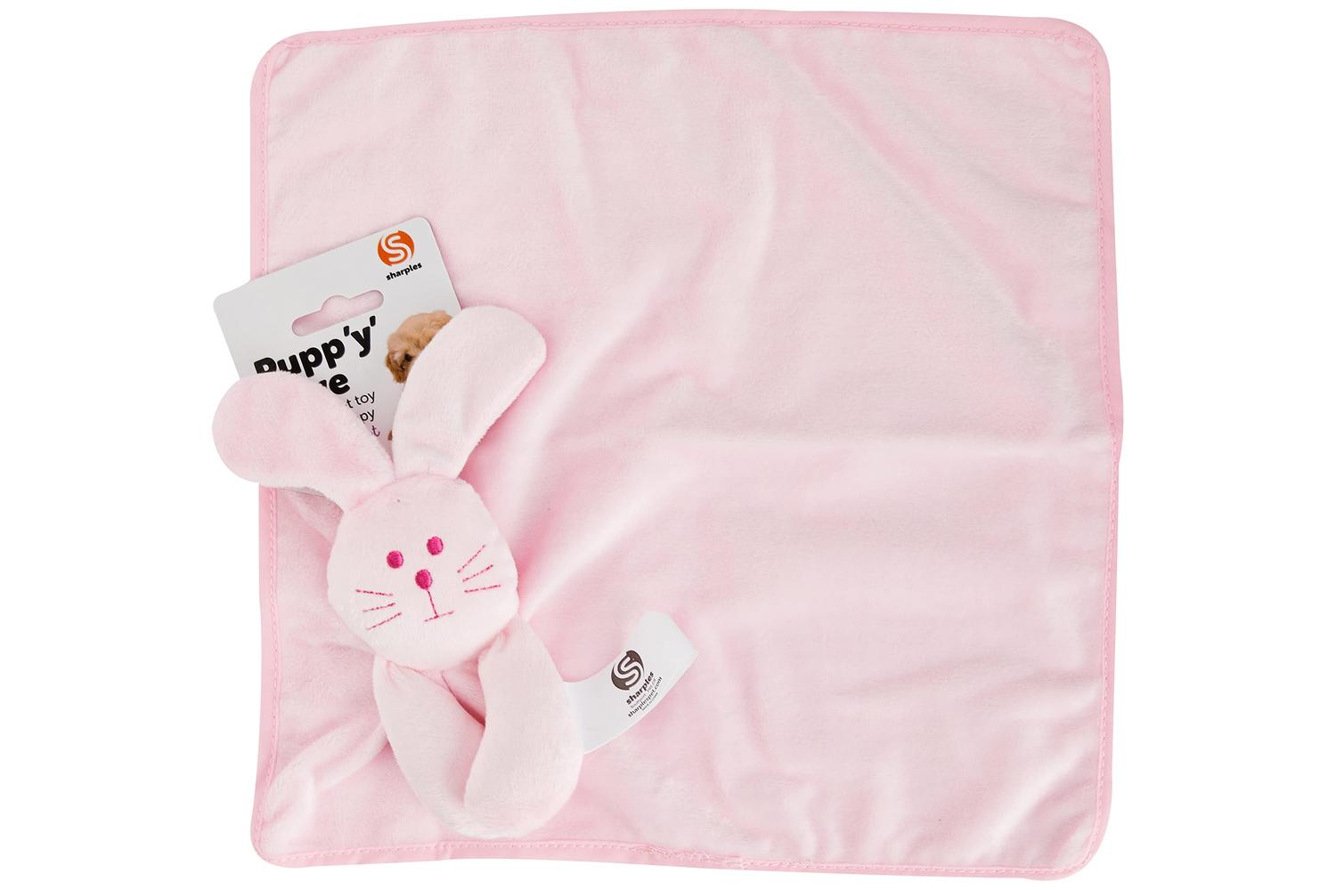 Sharples Bp-145347 - Pupp Y Love Blankie Pink - Sgl-3