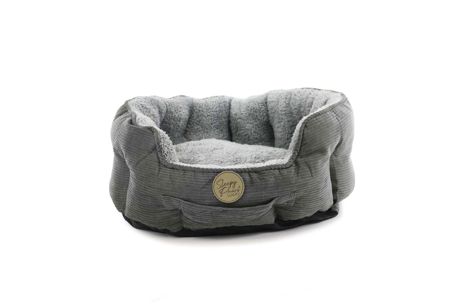 Sleepy Paws Bp-810499 - An S/paw Oval Bed G/cord - 50cm