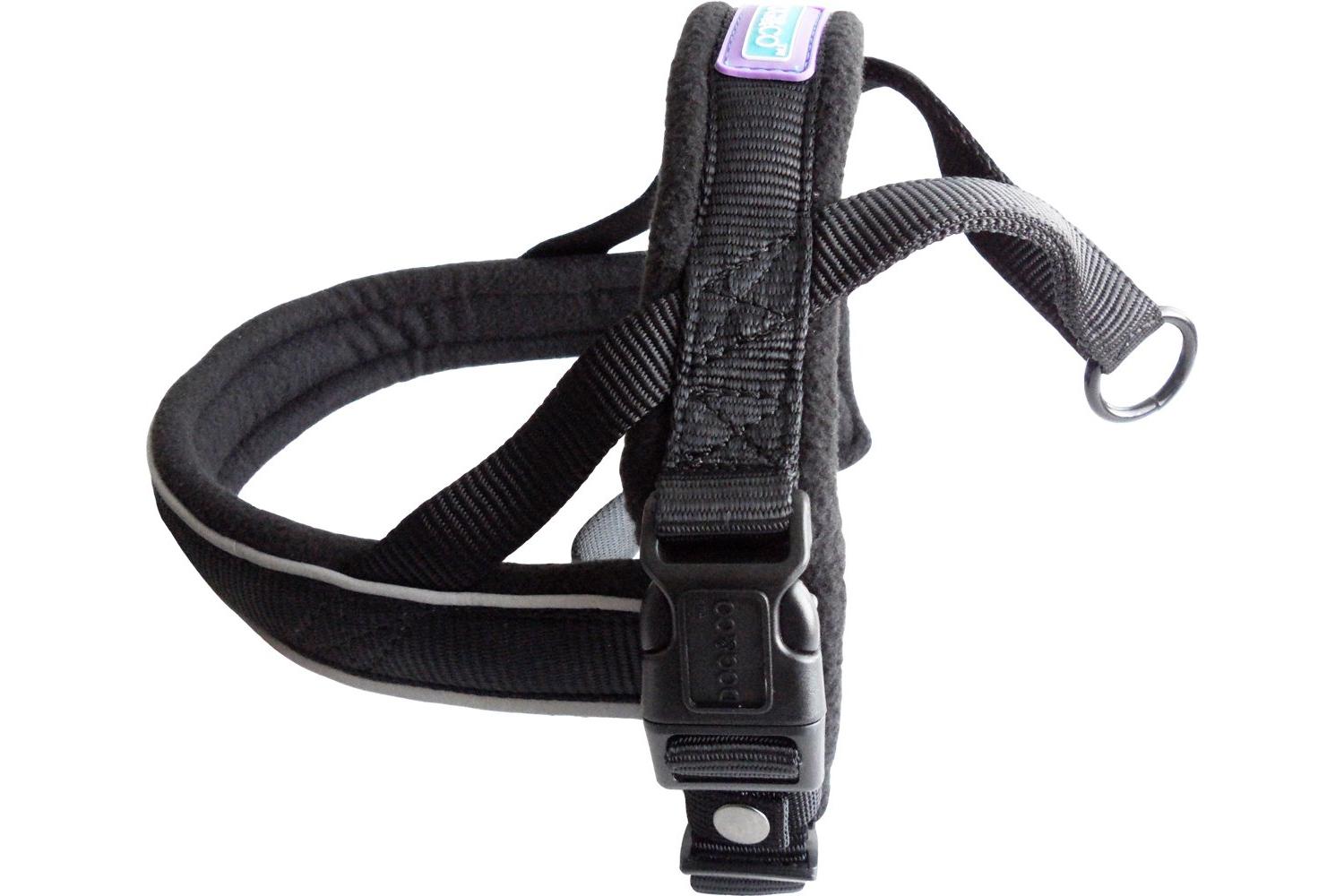 The Dog Company Bp-242834 - H&b Padded Harn Blk Ref - 1x22-2