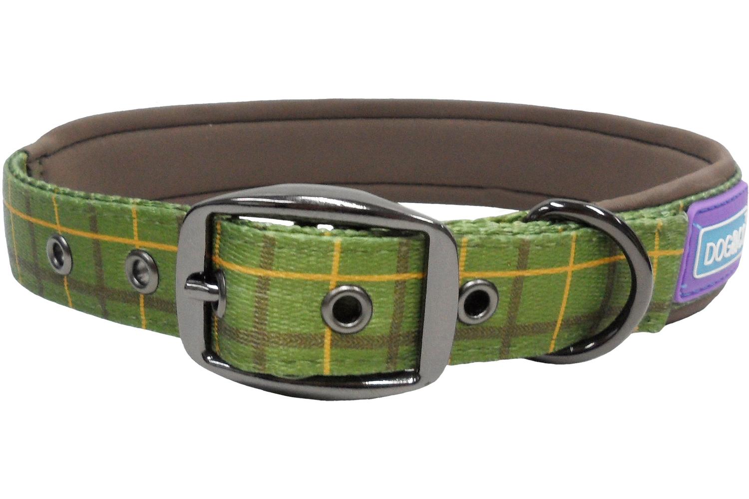 The Dog Company Bp-179683 - H&b Check Col Green Med - 3/4x14