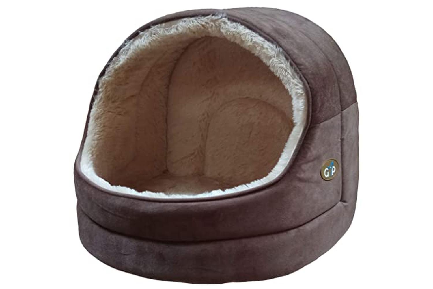 Gor Pets Gor-ncb02-11 - Nordic Hooded Bed Medium Brown