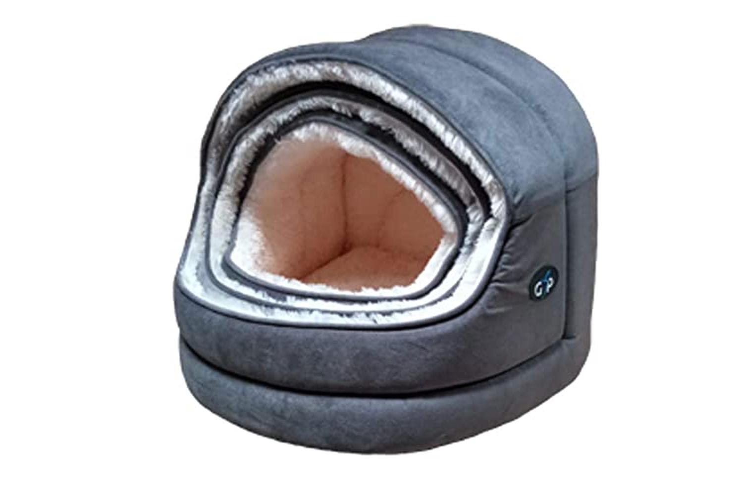 Gor Pets Gor-ncb01-05 - Nordic Hooded Bed Small Grey
