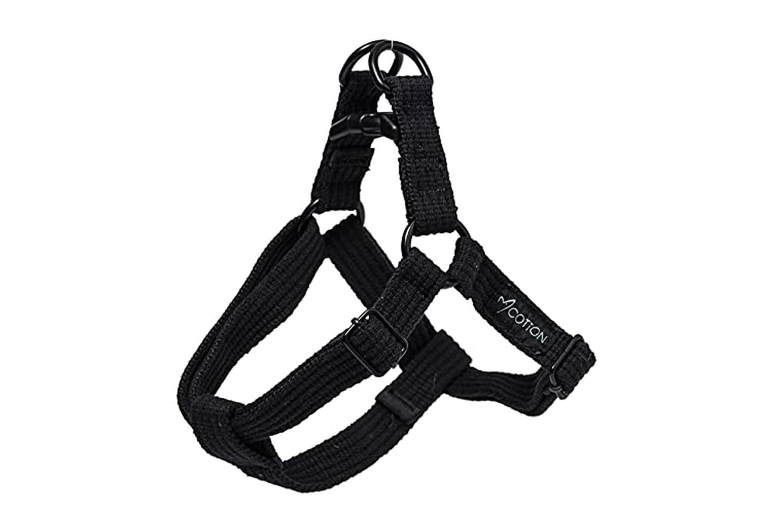 Gor Pets Gor-co-ha-m-bl - Gor Cotton Harness Medium 2cm Blac