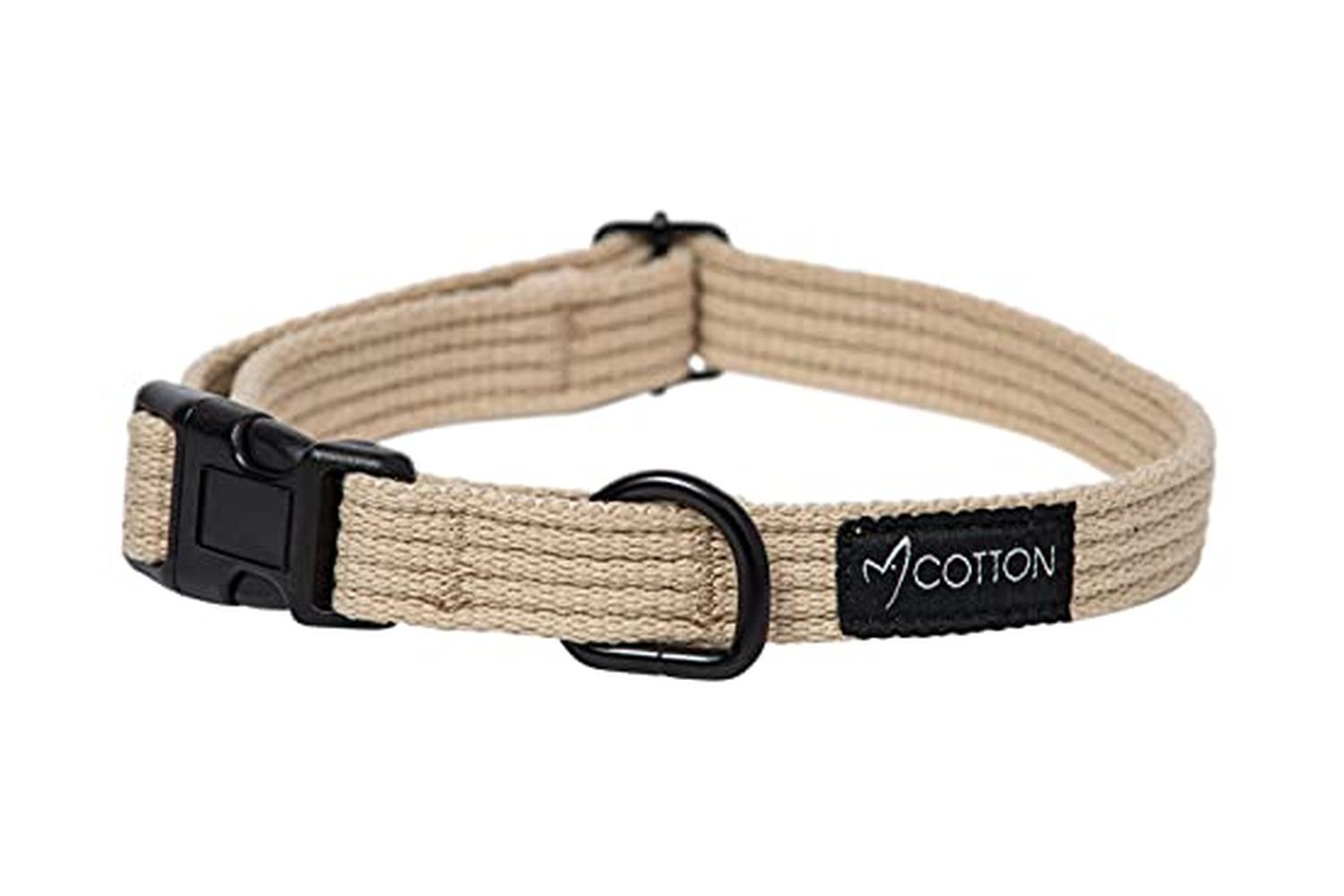 Gor Pets Gor-co-cl-m-be - Gor Cotton Collar Medium 2cm Beige