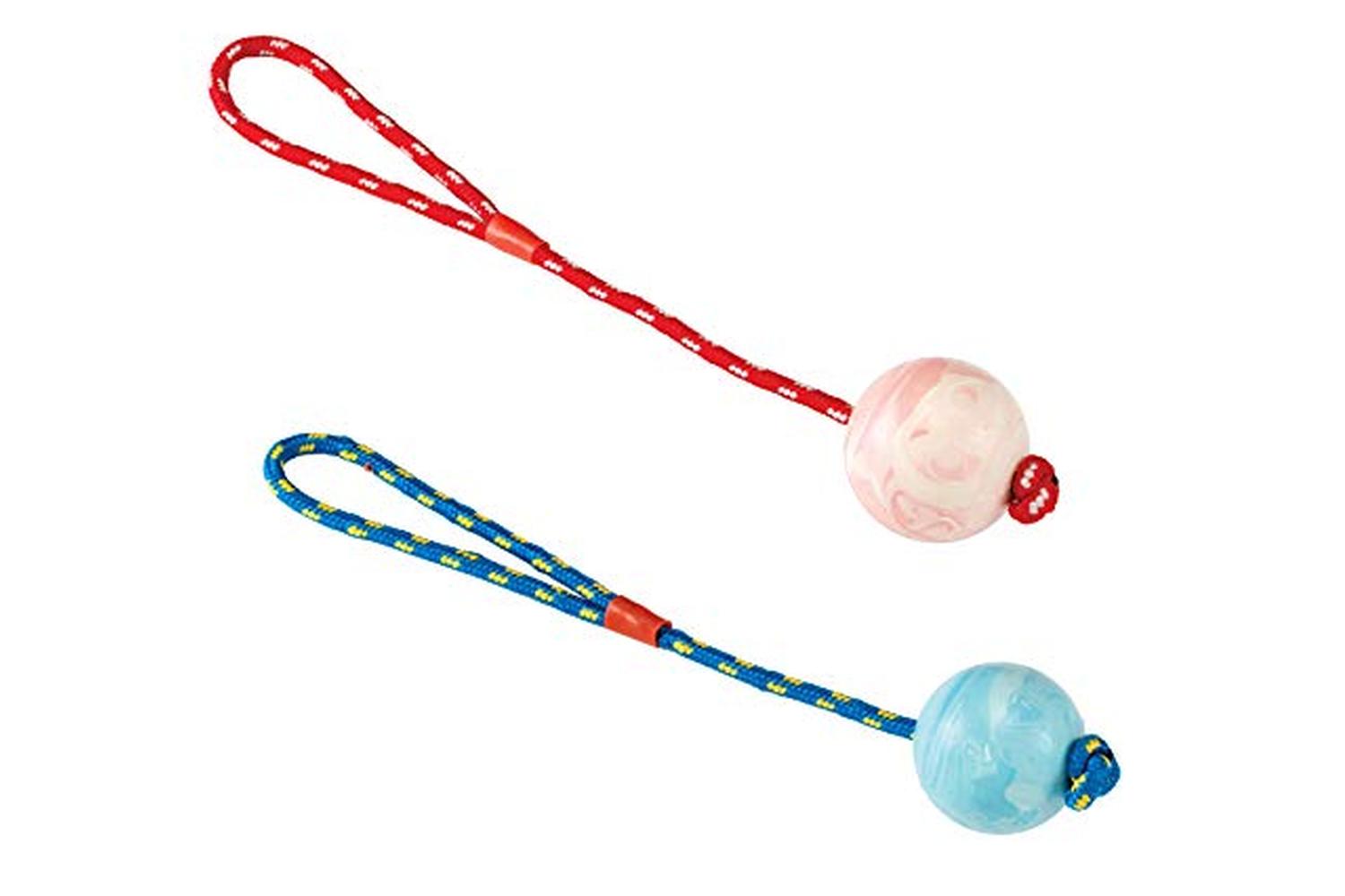 Gor Pets Gor-r304 - Gor Rubber Rope Ball Small (6.4cm) Pink/
