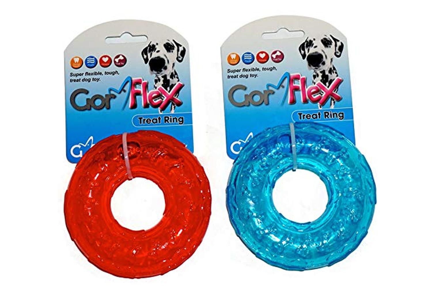 Gor Pets Gor-gf25 - Gor Flex Treat Ring (10cm) Blue/red