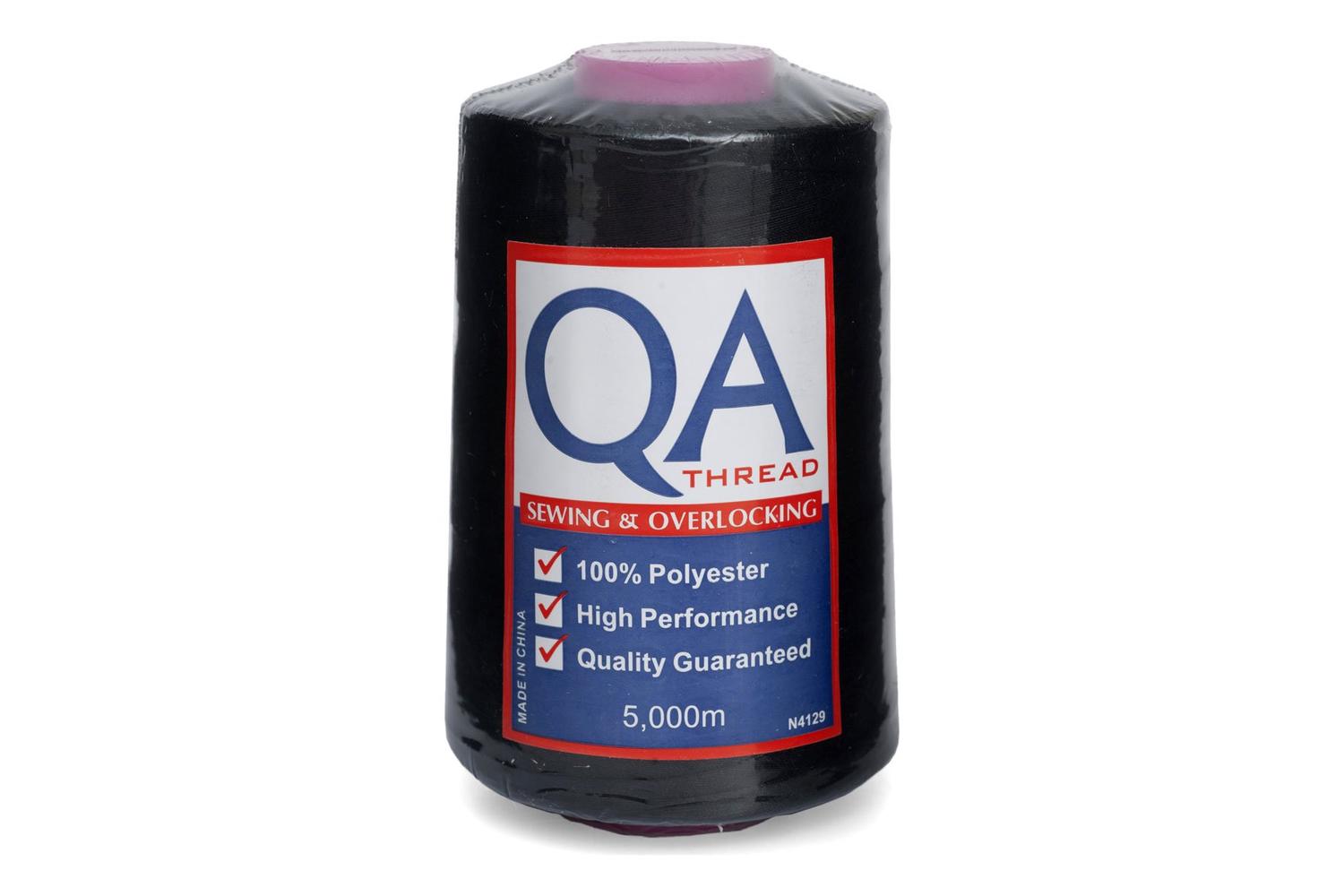 Hemline Gro-n4129\blk - Poly Thread 5000m - Overlocking Thre