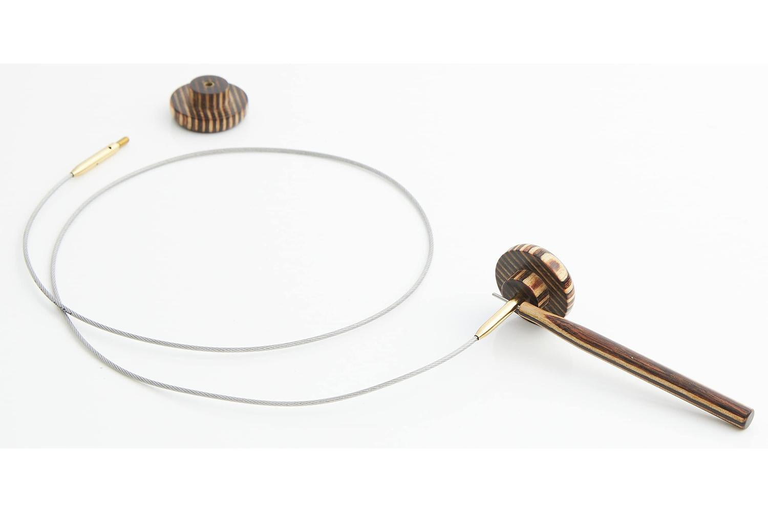 Lantern Moon Gro-kp350610 - Cable Fixed Set Of 2 With End Ca-3