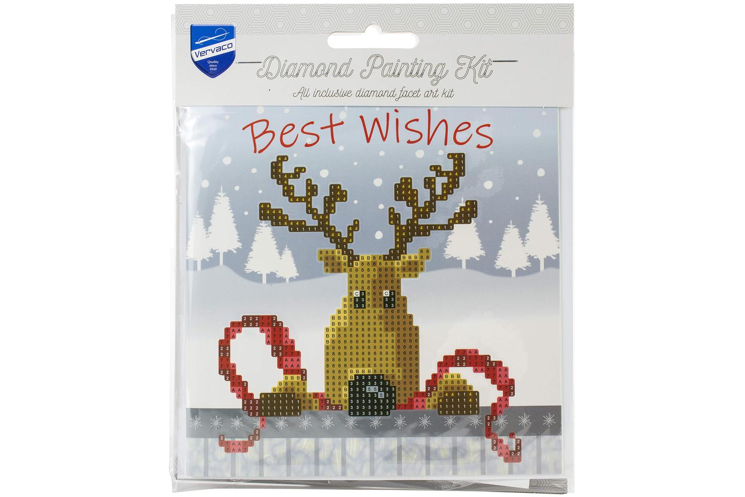 Vervaco Gro-pn-0183276 - Gcard Reindeer - Diamond Painting G