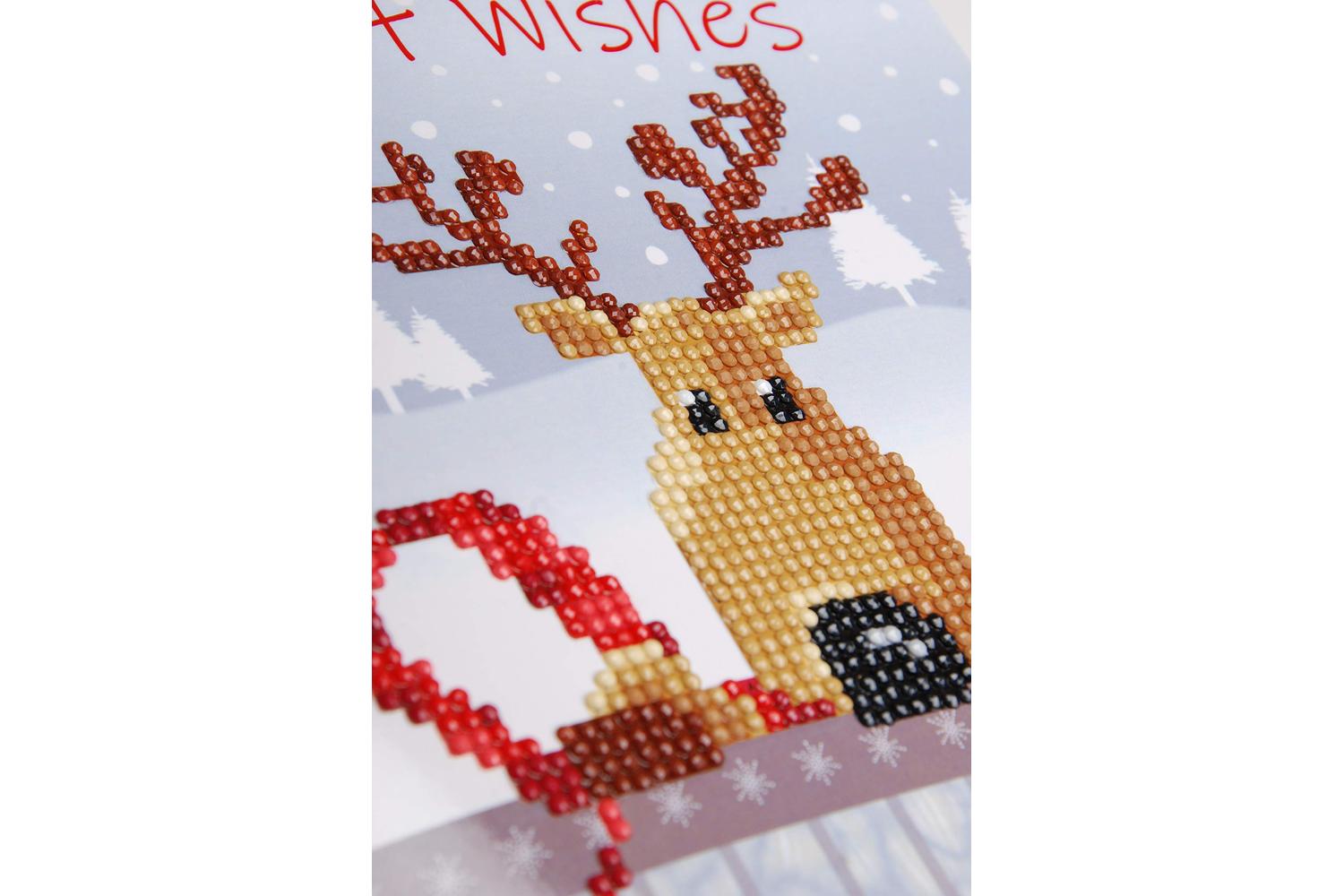 Vervaco Gro-pn-0183276 - Gcard Reindeer - Diamond Painting G-2
