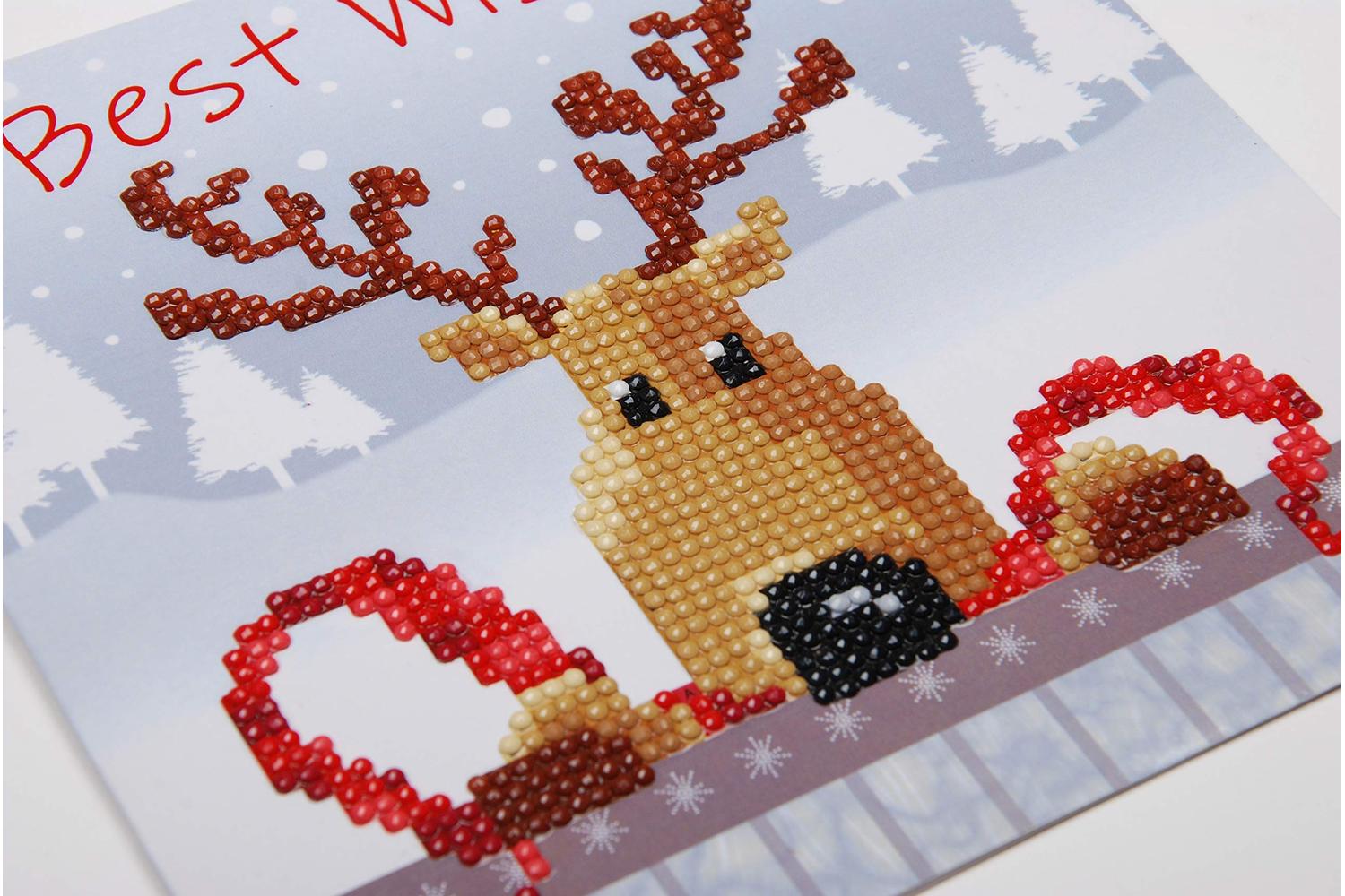 Vervaco Gro-pn-0183276 - Gcard Reindeer - Diamond Painting G-3