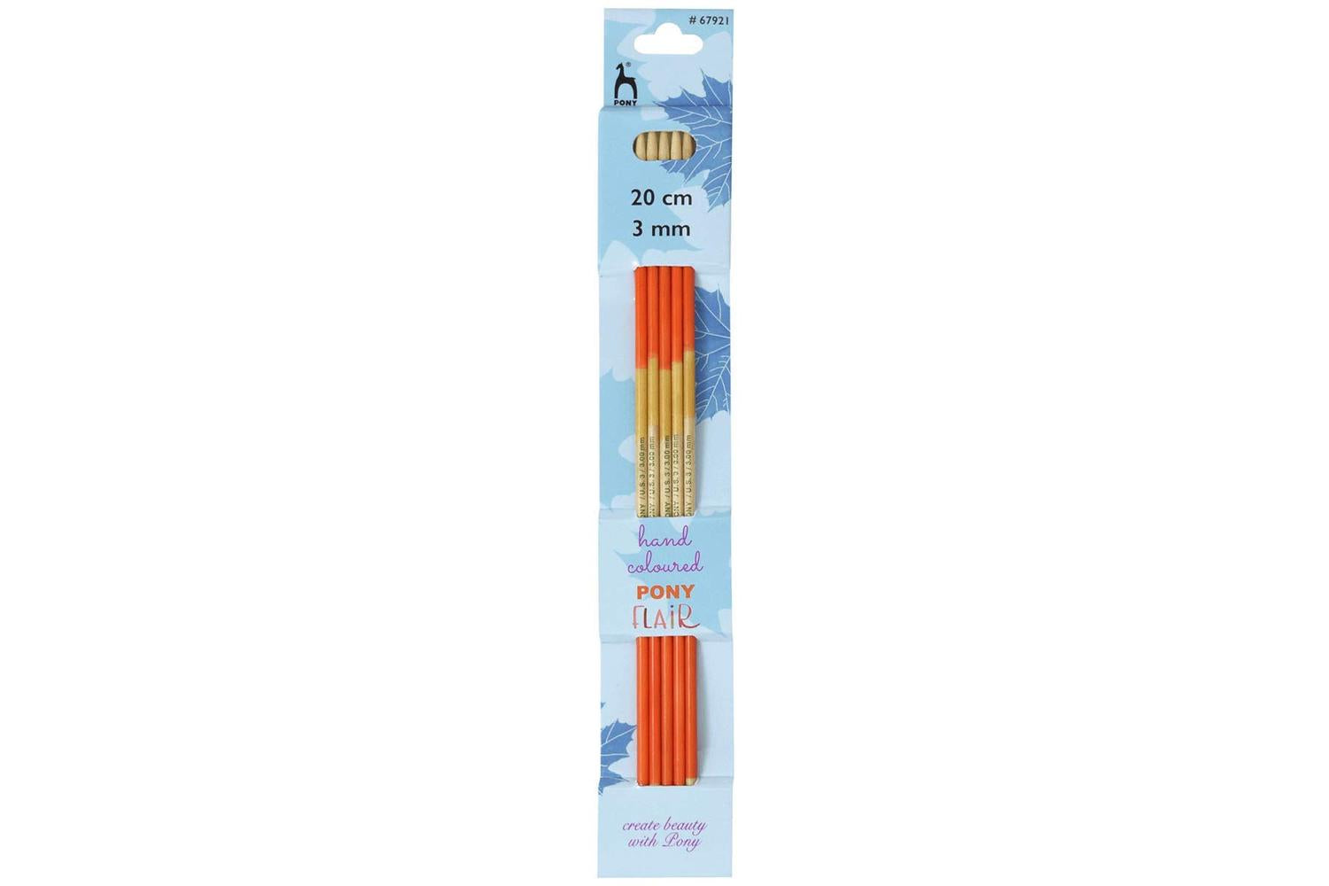 Pony Gro-p67921 - Flr Kp De 20cmx300mm - Knitting Pins Doubl