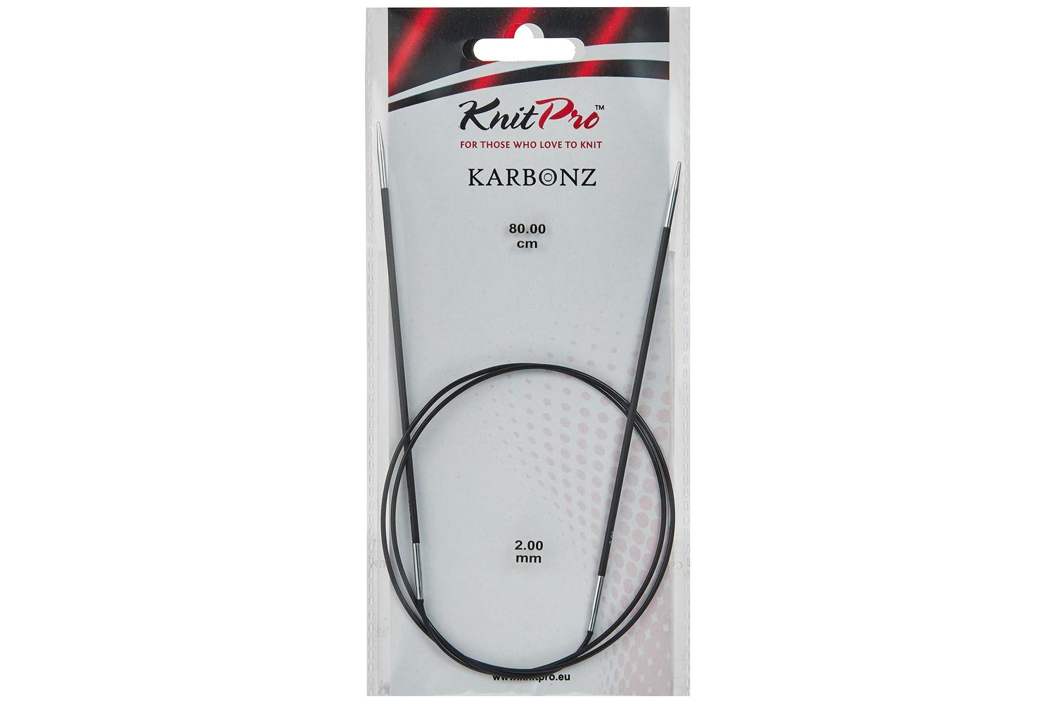 Knitpro Gro-kp41180 - Karbonz Knitting Pins Circular Fixed 8-3