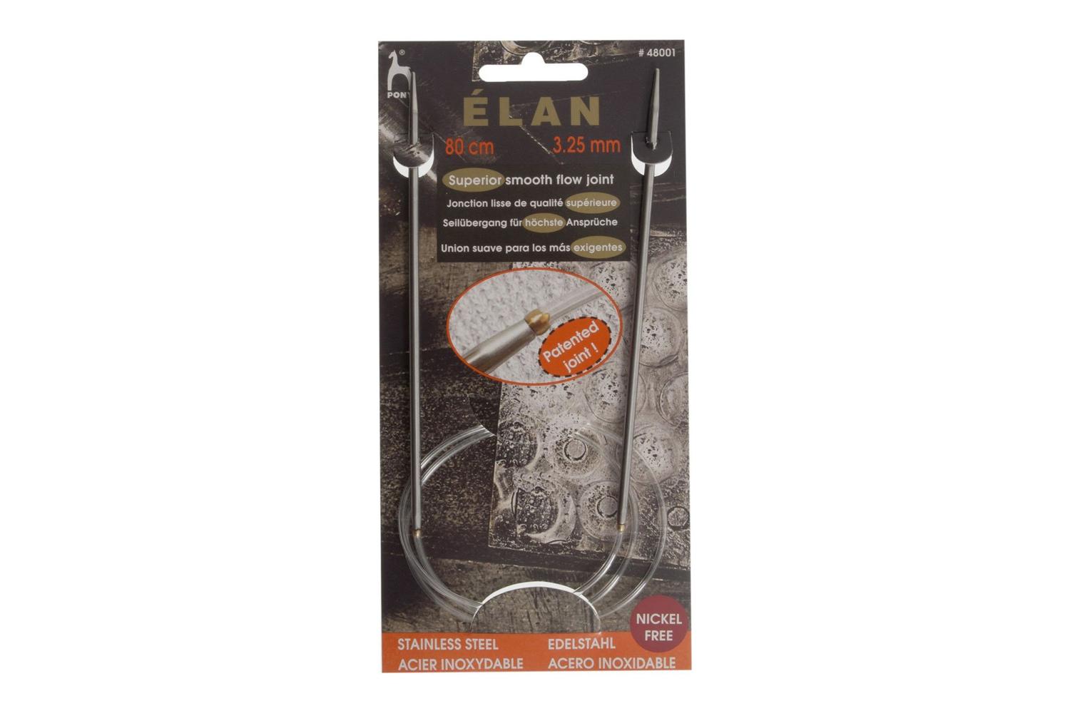 Pony Gro-p48001 - Ss Cir Kp 80cmx325 - Knitting Pins Circula