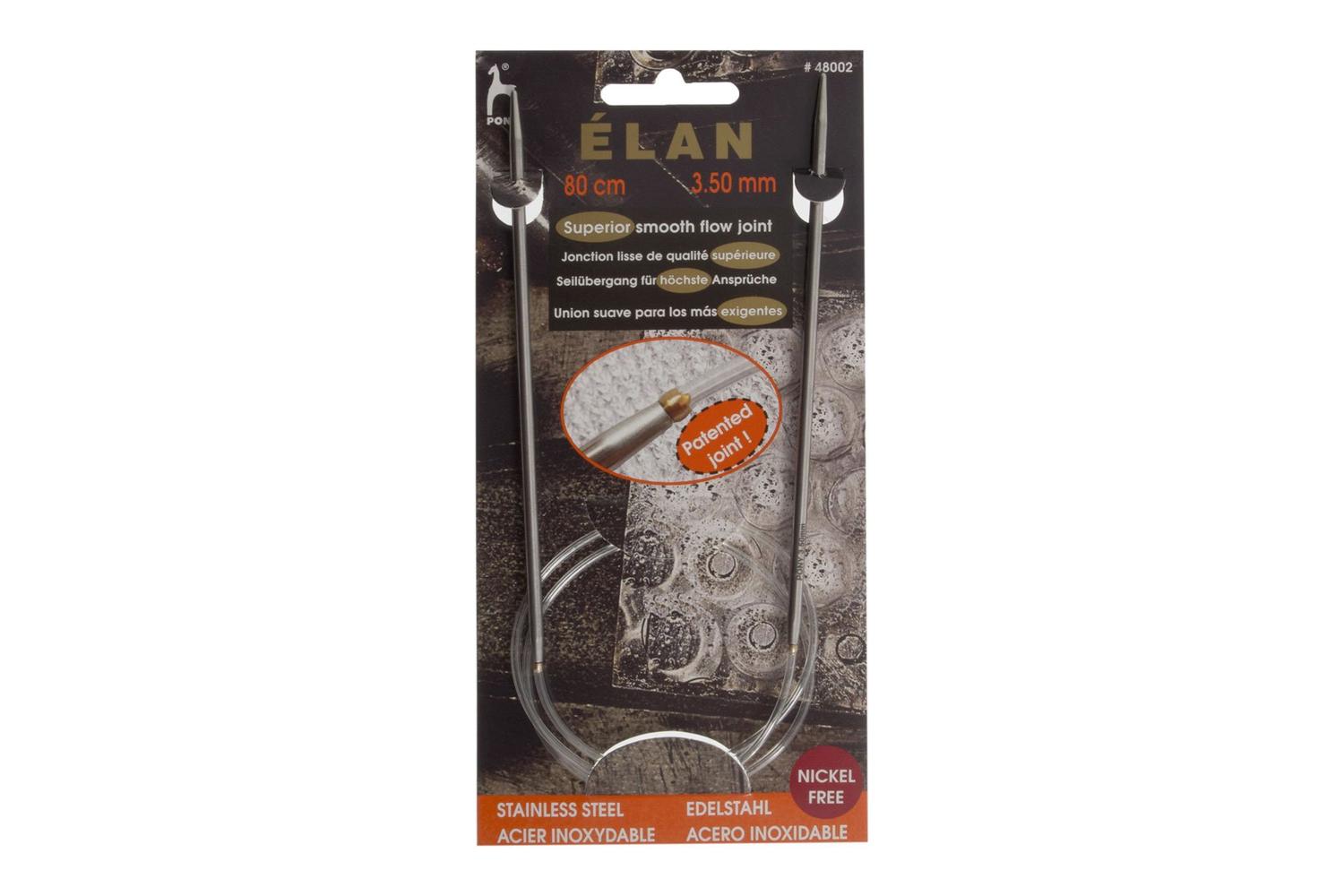 Pony Gro-p48002 - Ss Cir Kp 80cmx350 - Knitting Pins Circula