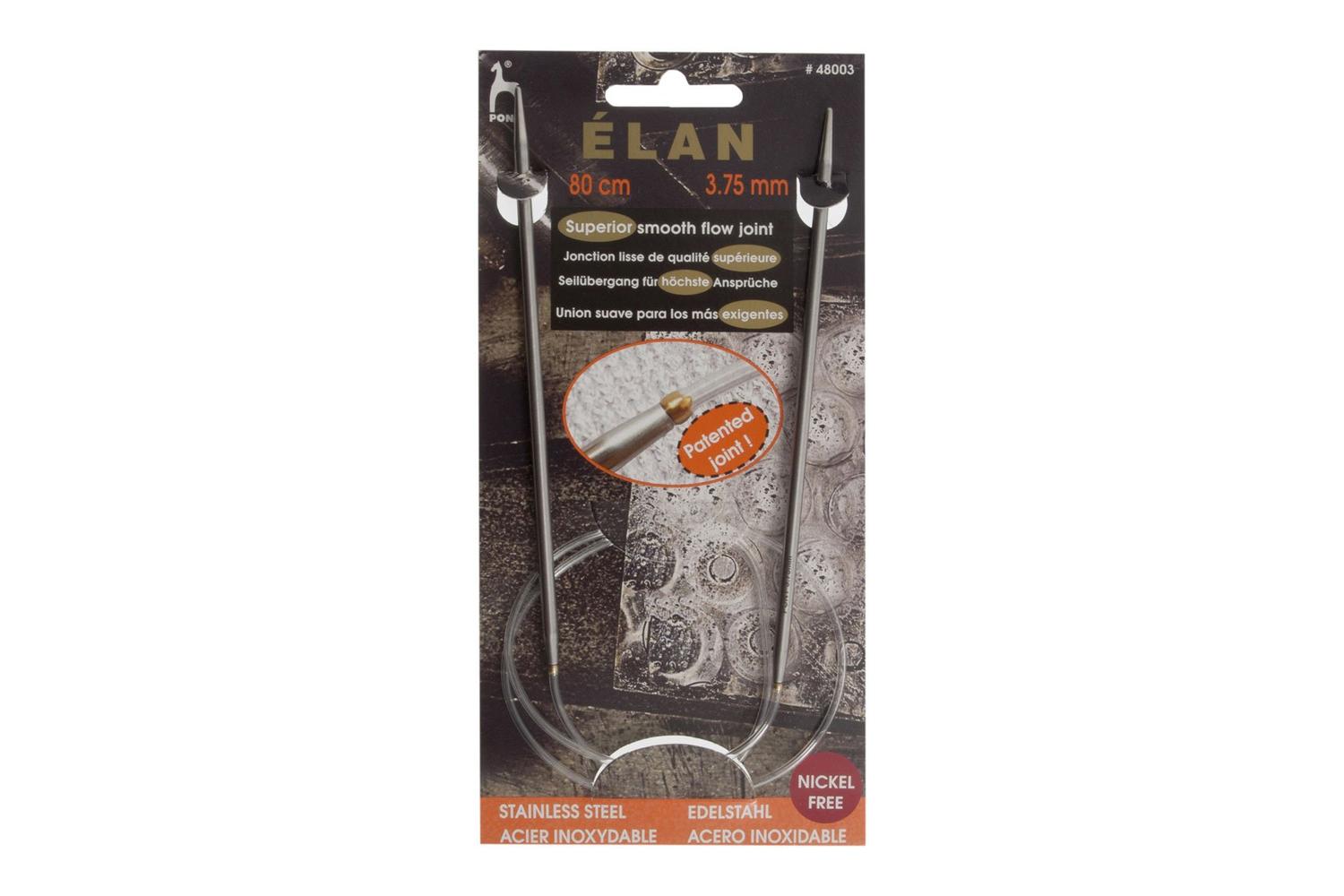 Pony Gro-p48003 - Ss Cir Kp 80cmx375 - Knitting Pins Circula