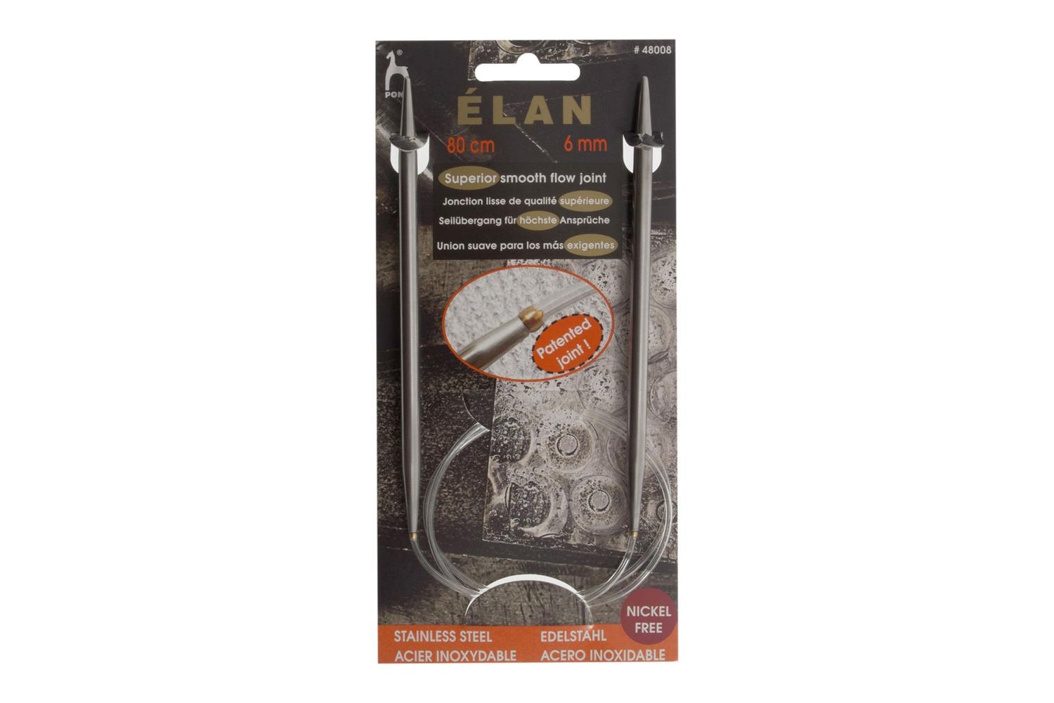 Pony Gro-p48008 - Ss Cir Kp 80cmx600 - Knitting Pins Circula